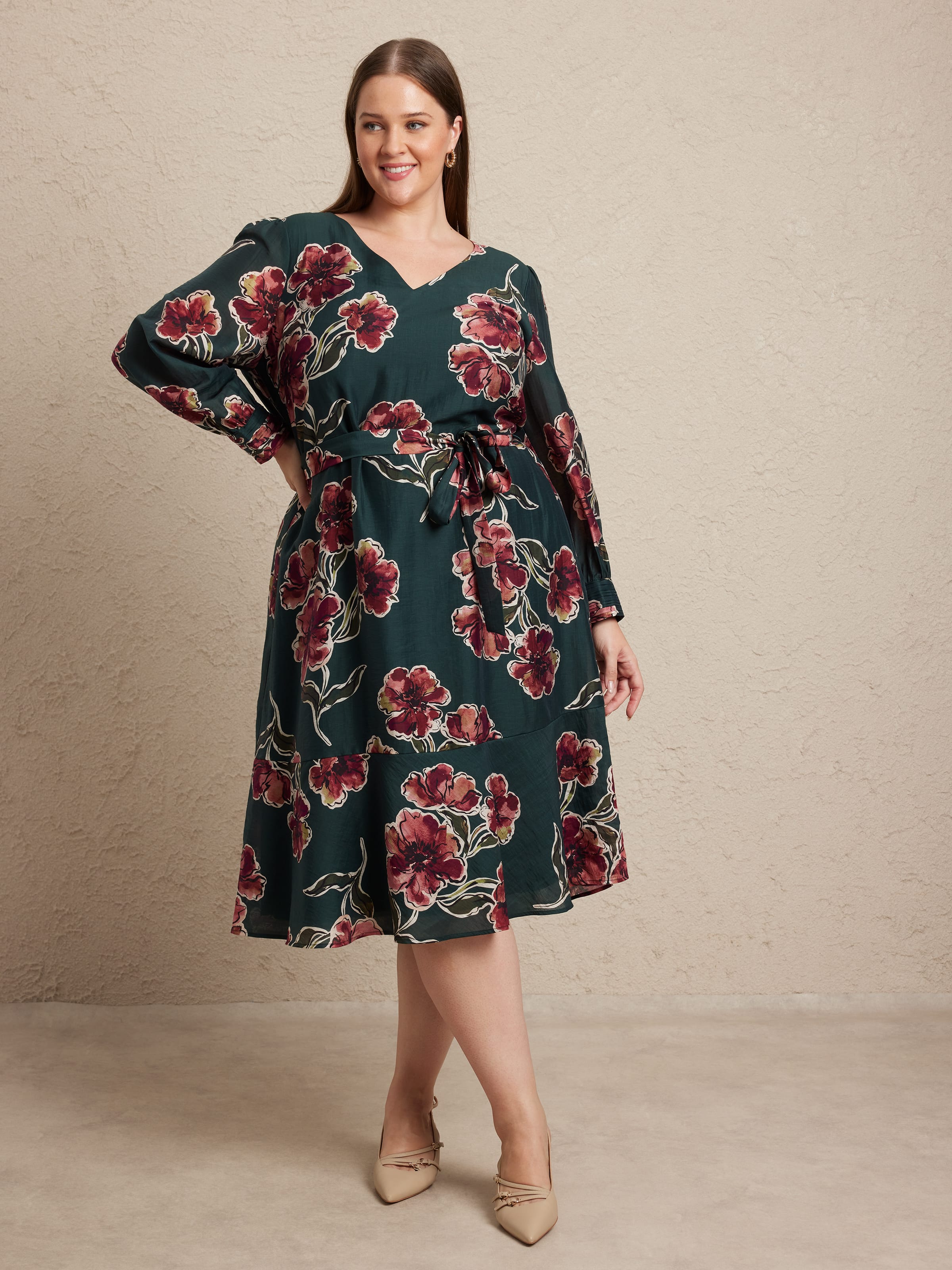 Curve Molly Midi Dress