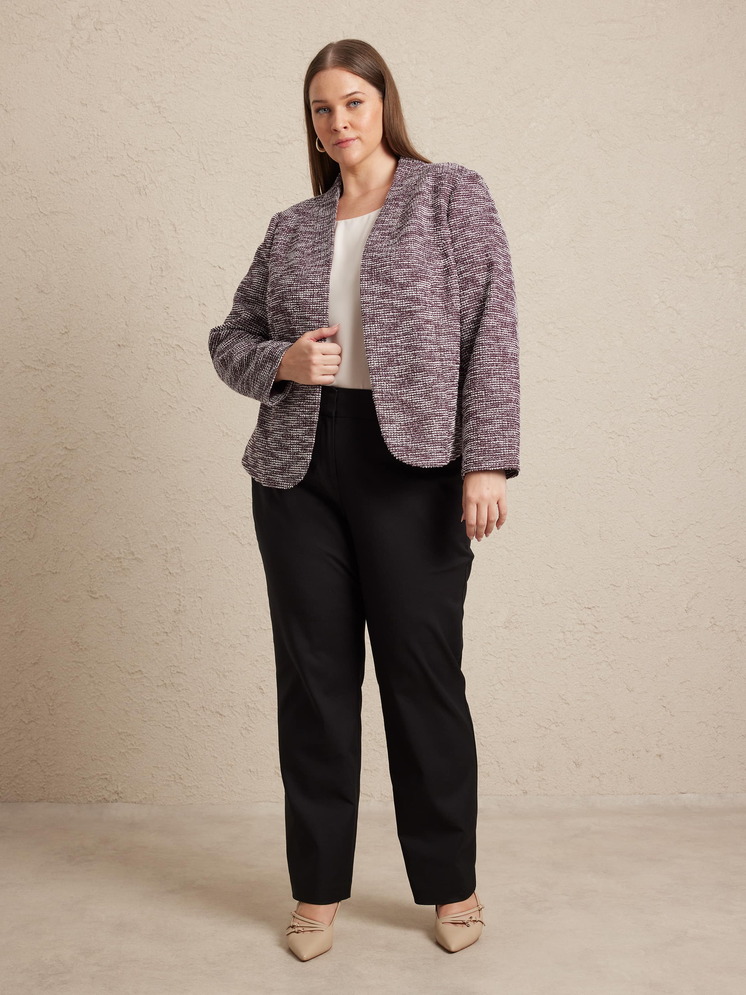 Curve Suri Textured Blazer