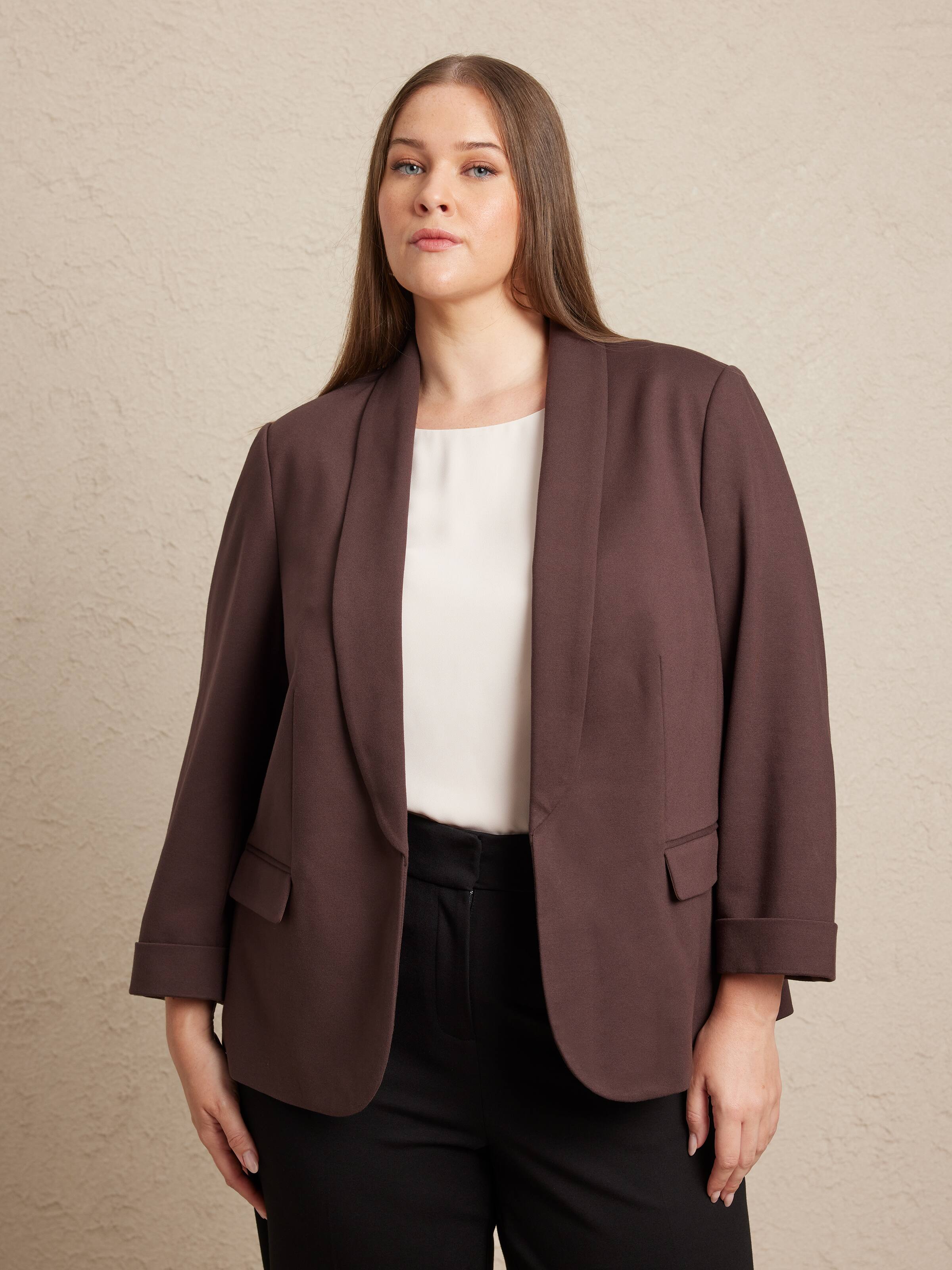 Delany Ponte Long Blazer