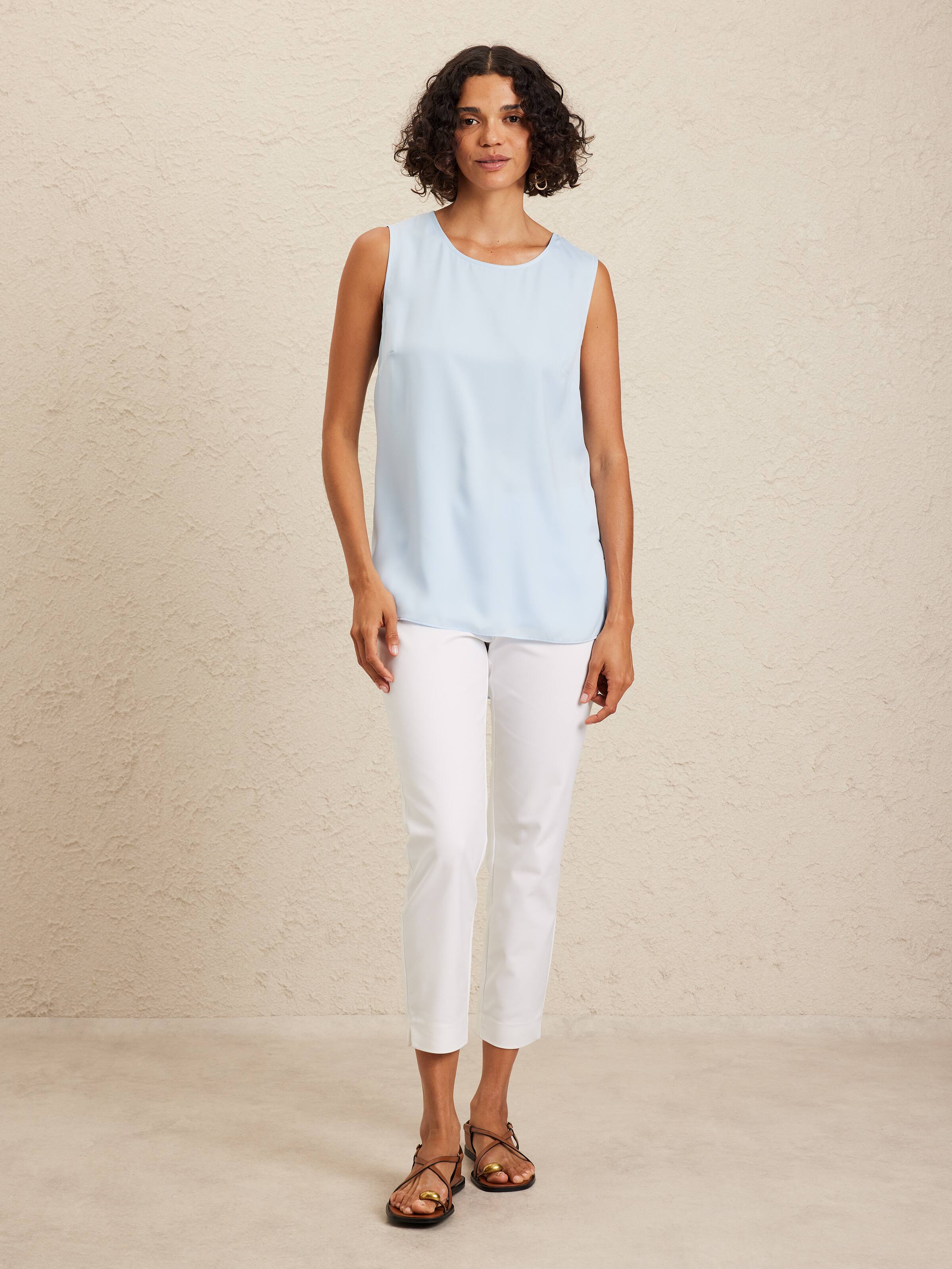 Paula Sleeveless Tunic Blouse