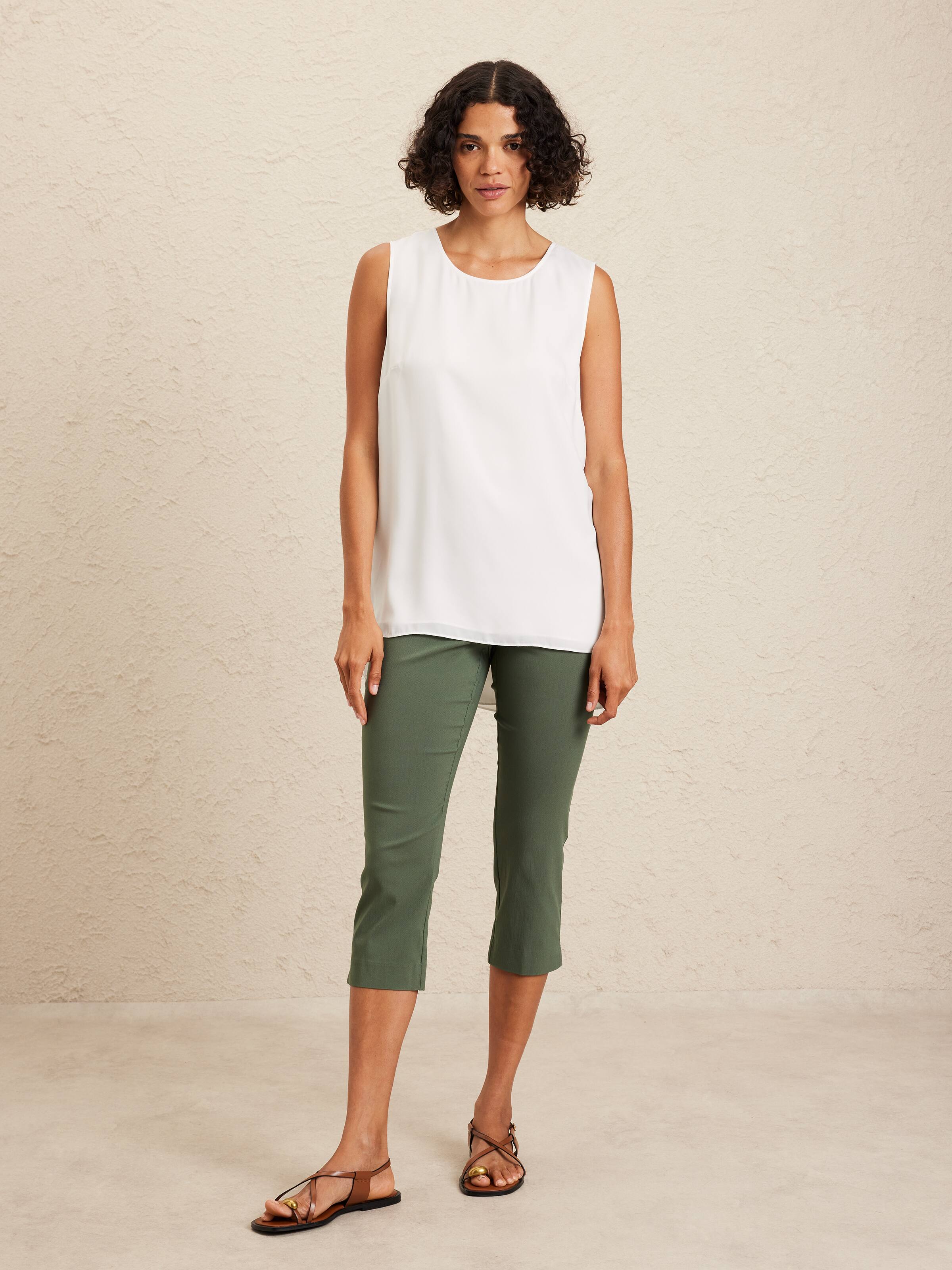 Paula Sleeveless Tunic Blouse