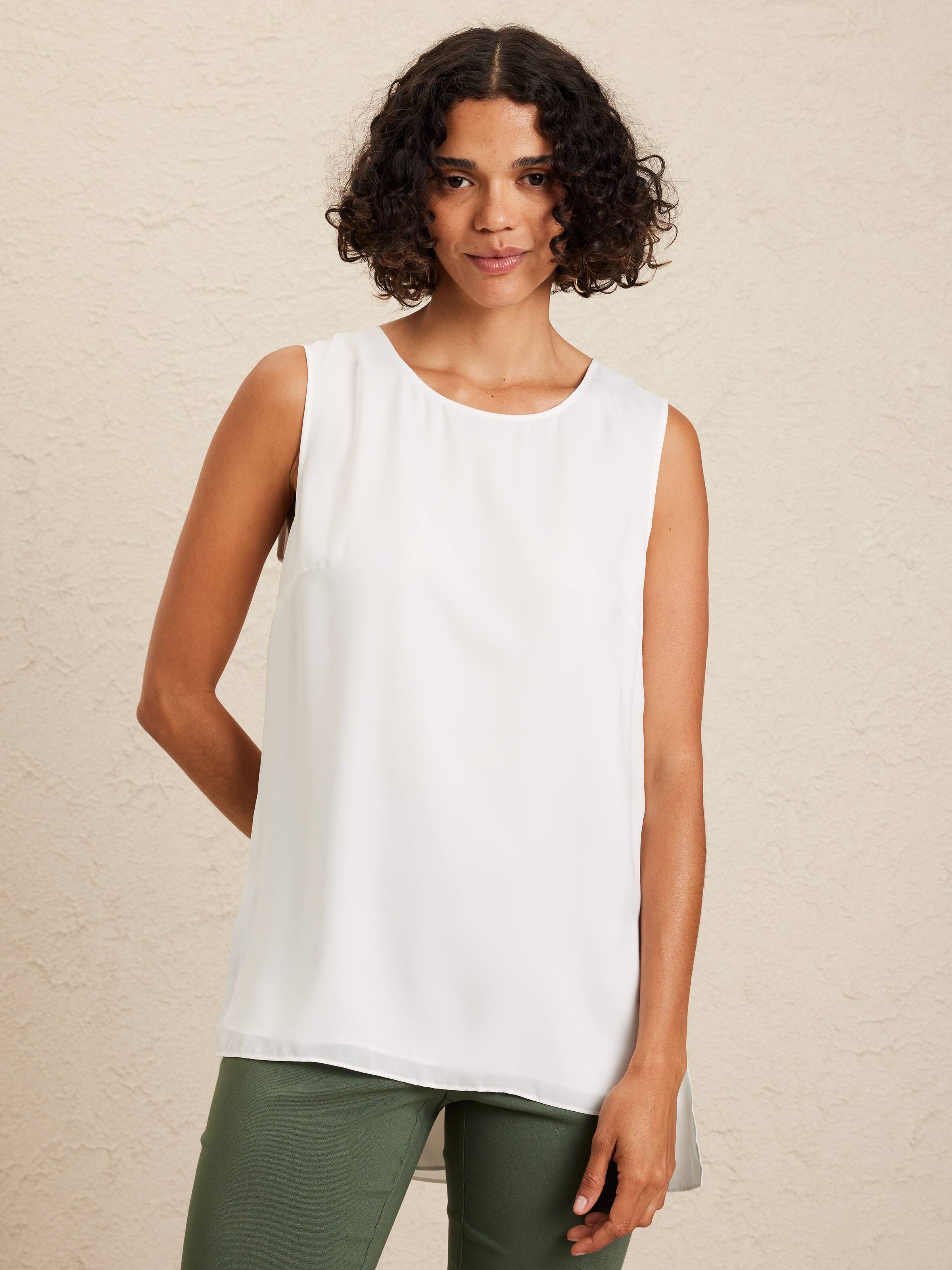 Paula Sleeveless Tunic Blouse