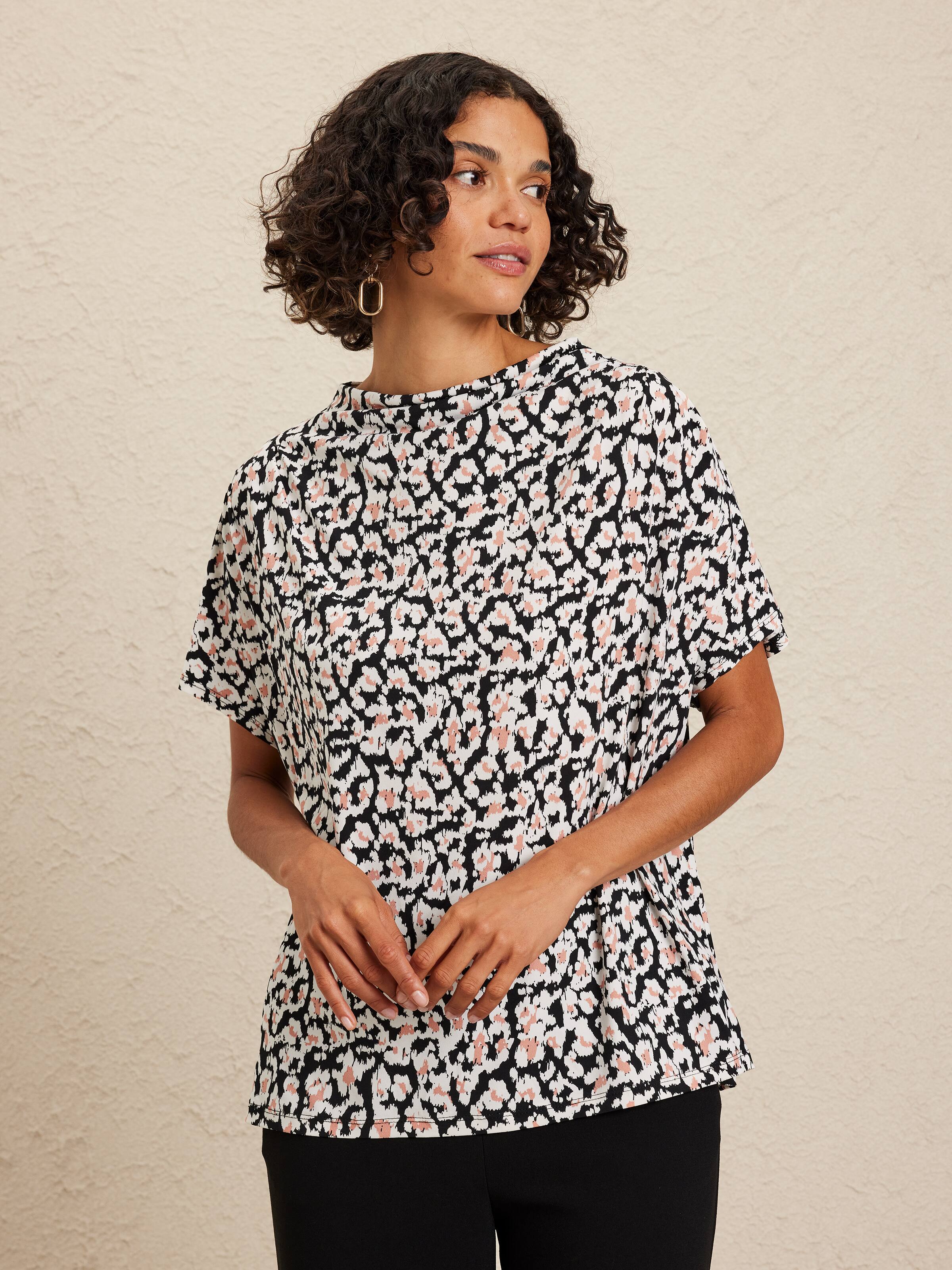 Sleeve Nellie Cowl Neck Top