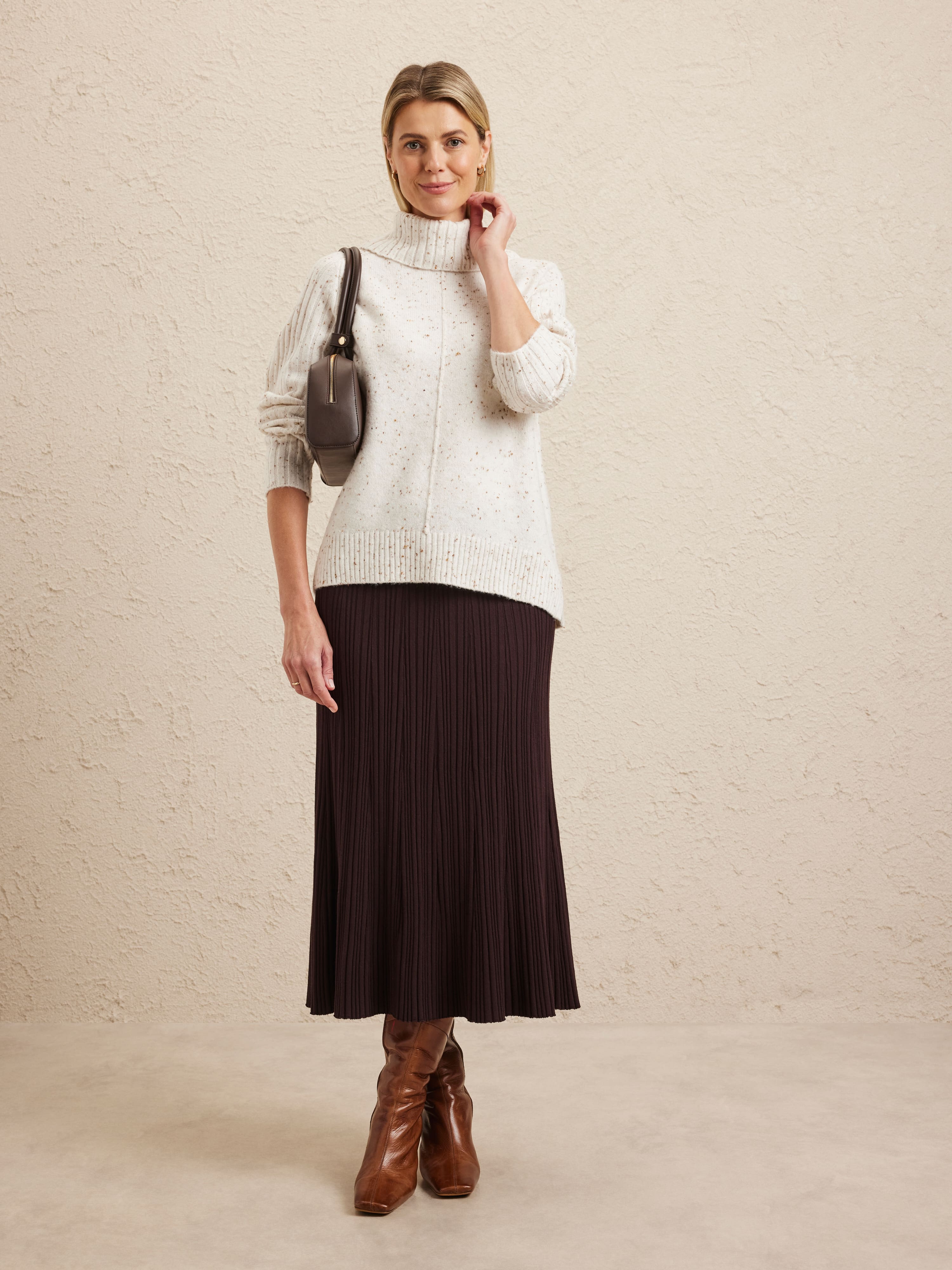 Livvy Knit Midi Skirt