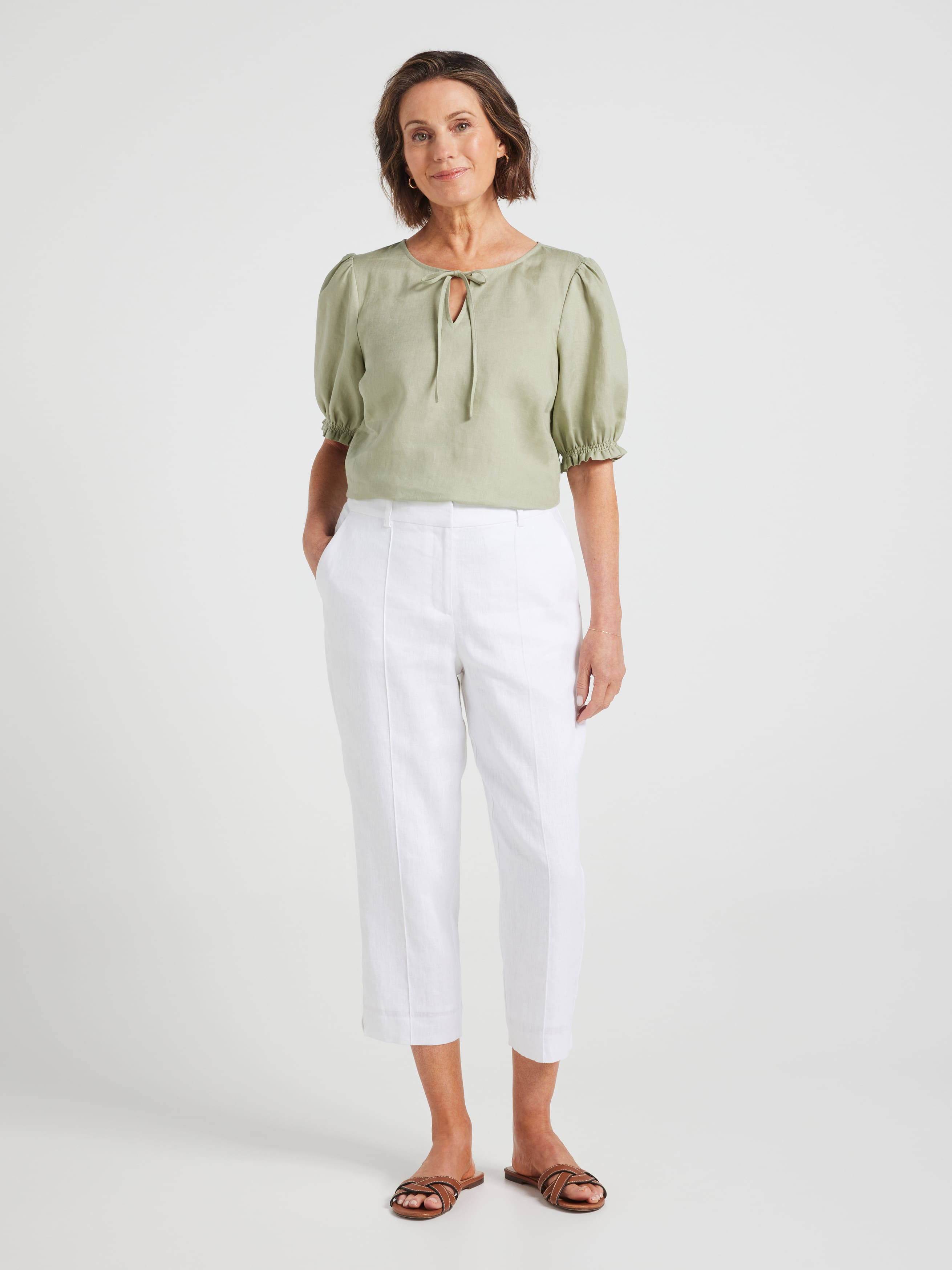 Ada Linen Top