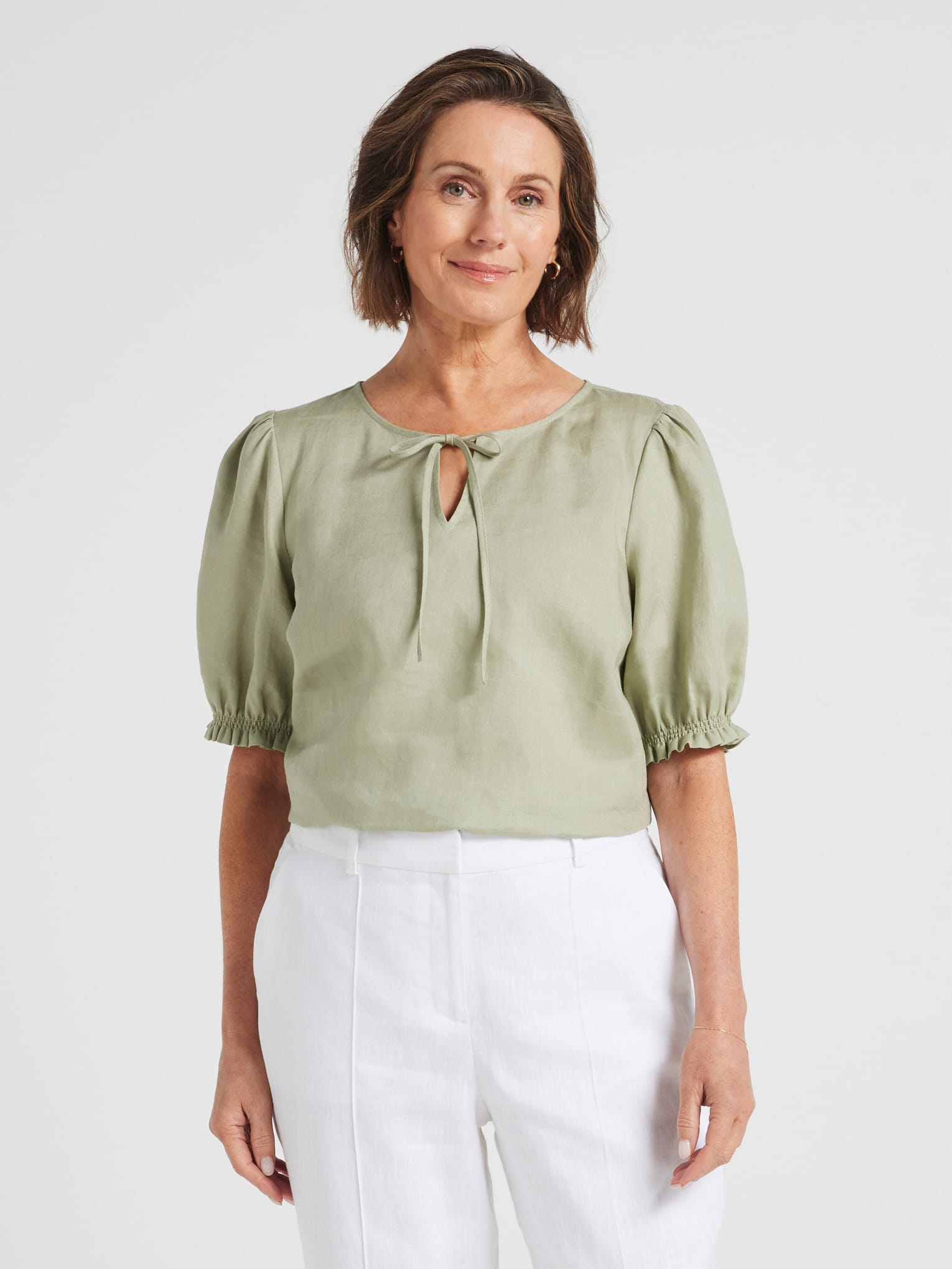 Ada Linen Top