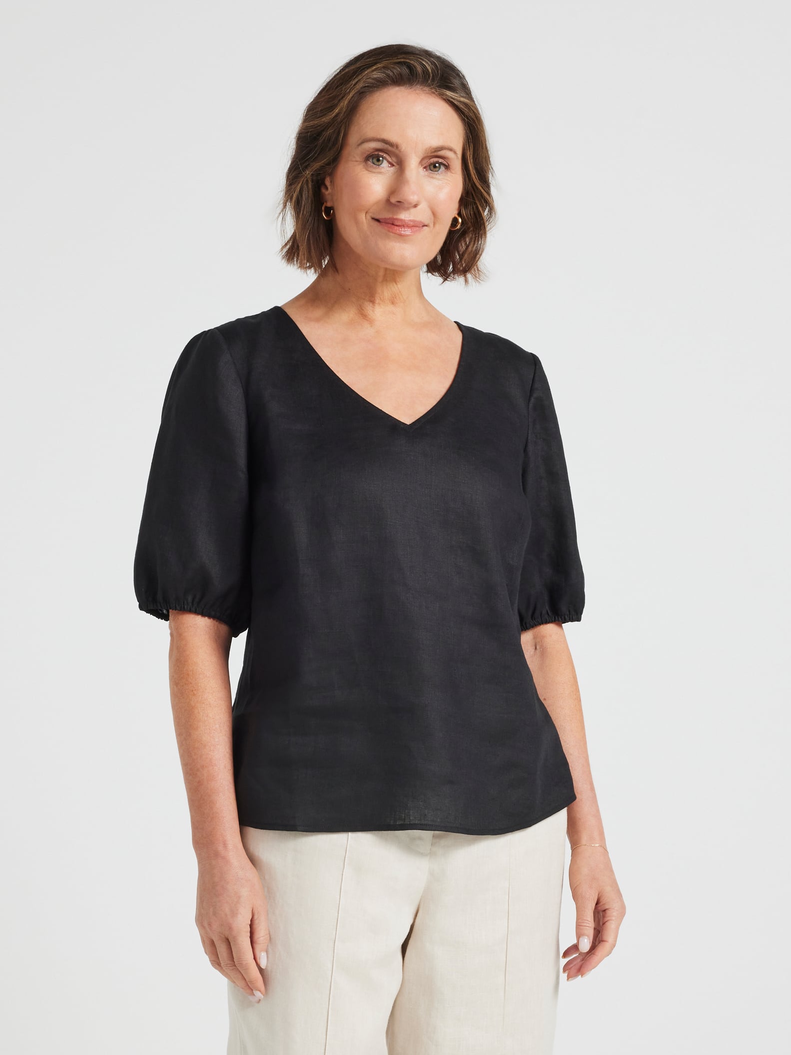 Nellie Linen Top