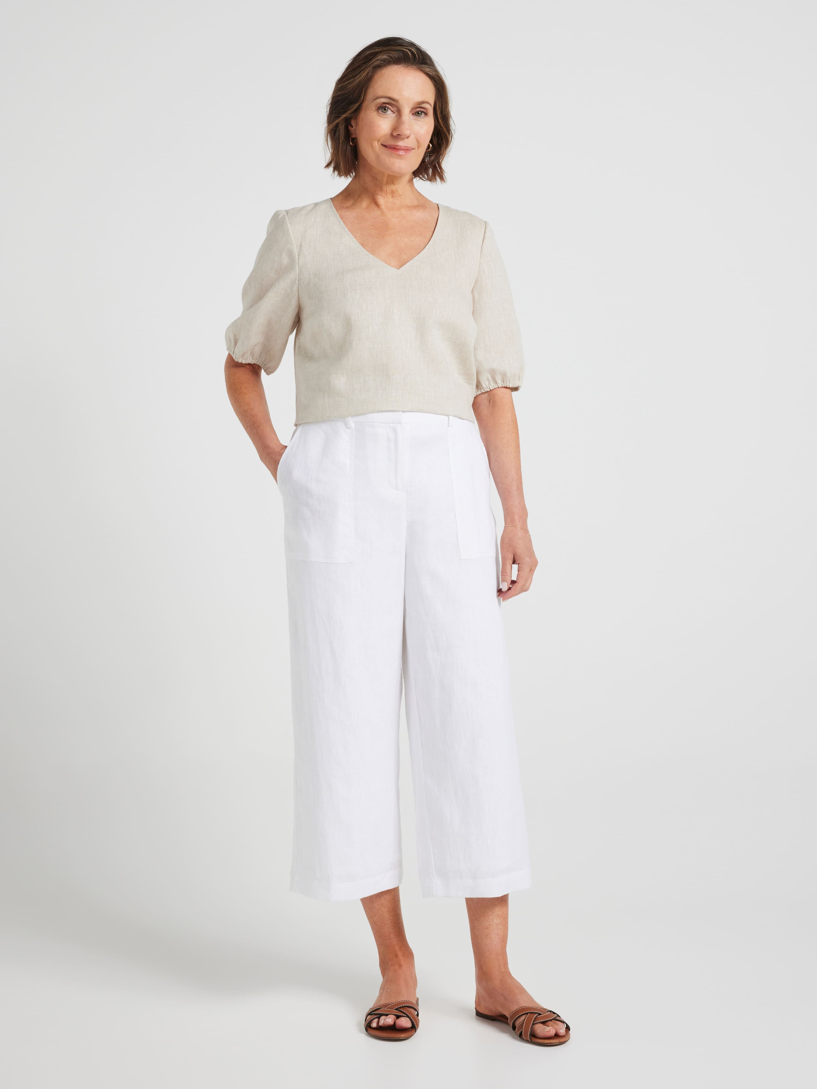 Nellie Linen Top