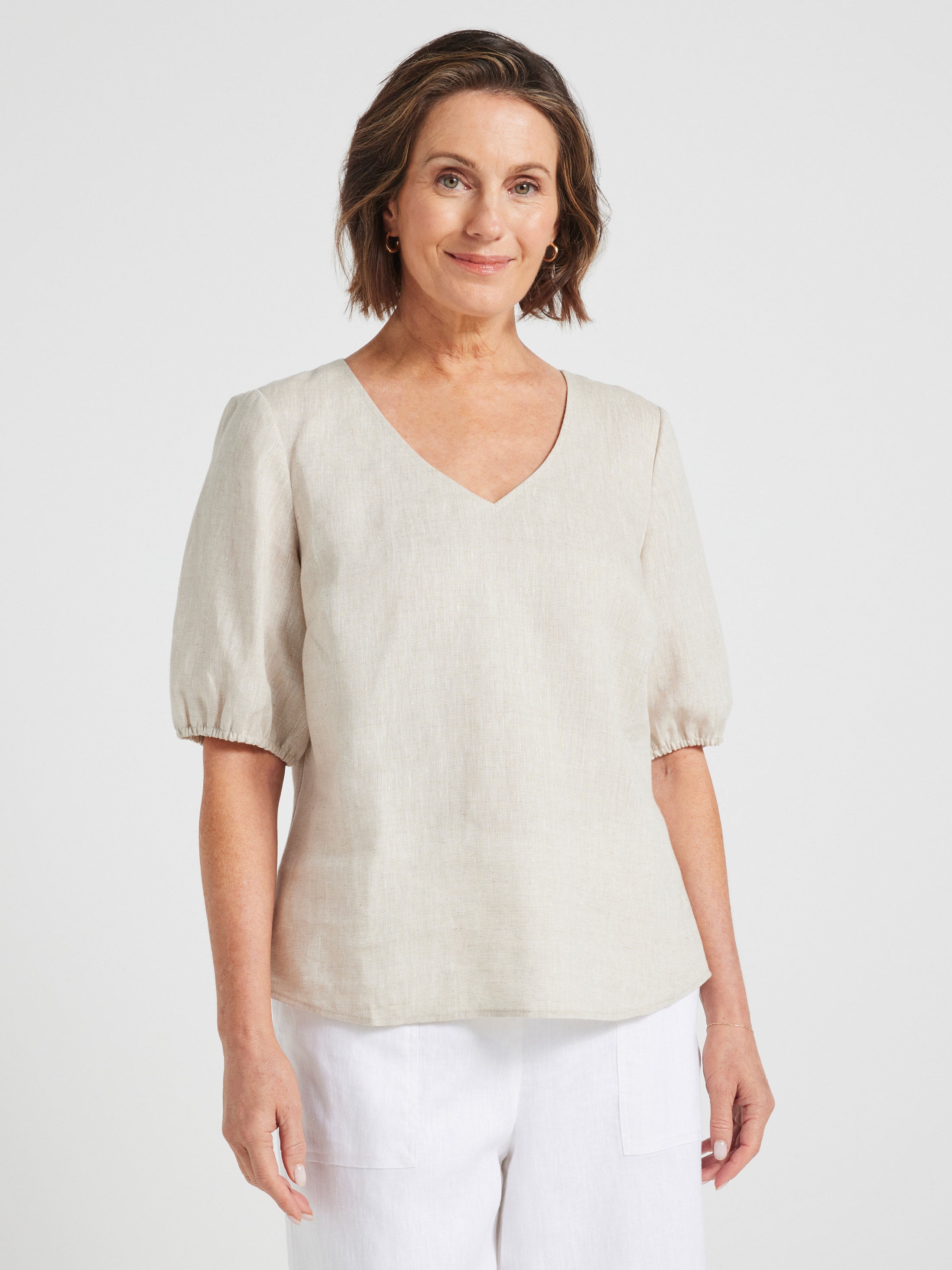 Nellie Linen Top