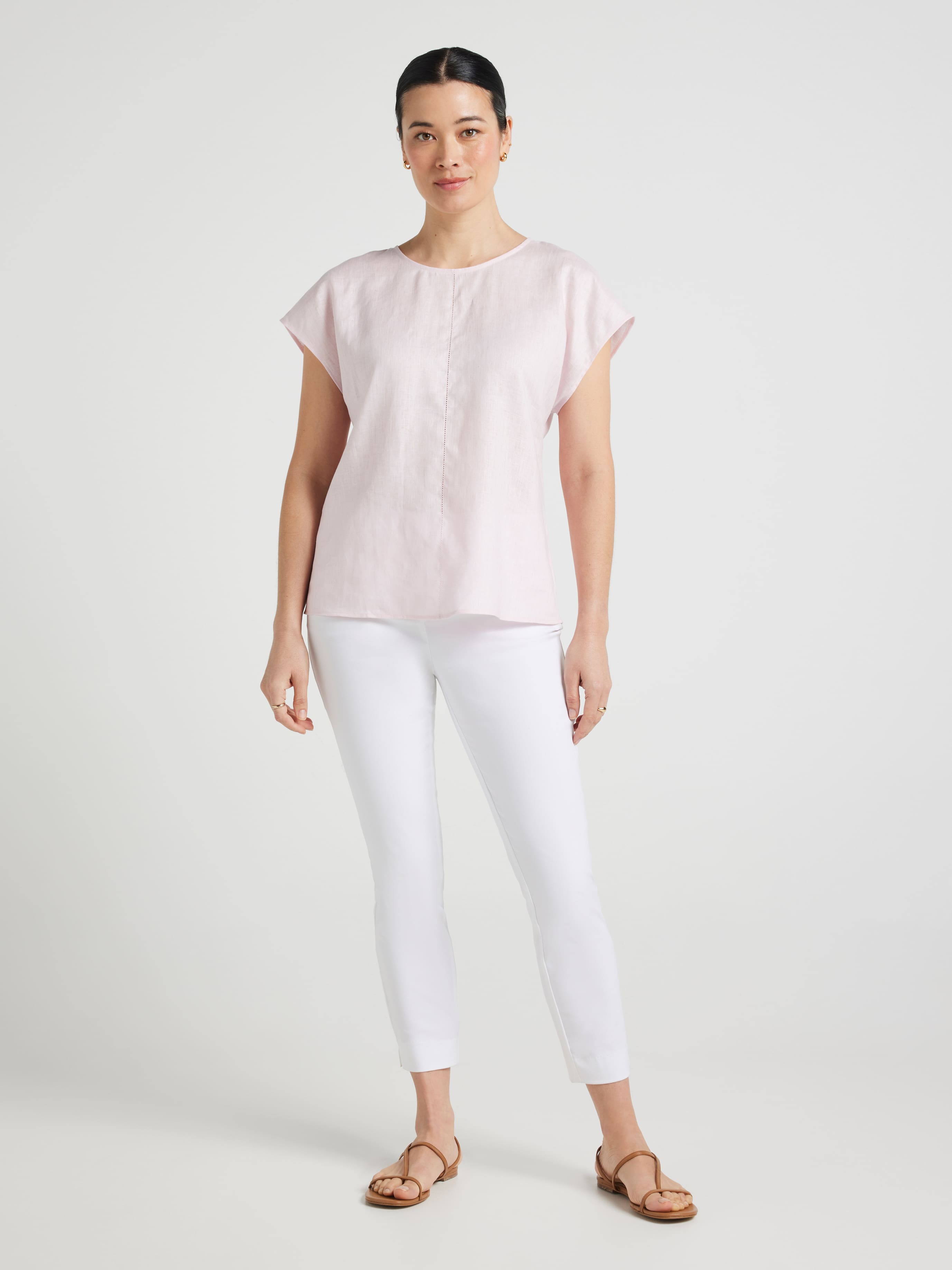 Eileen Linen Top
