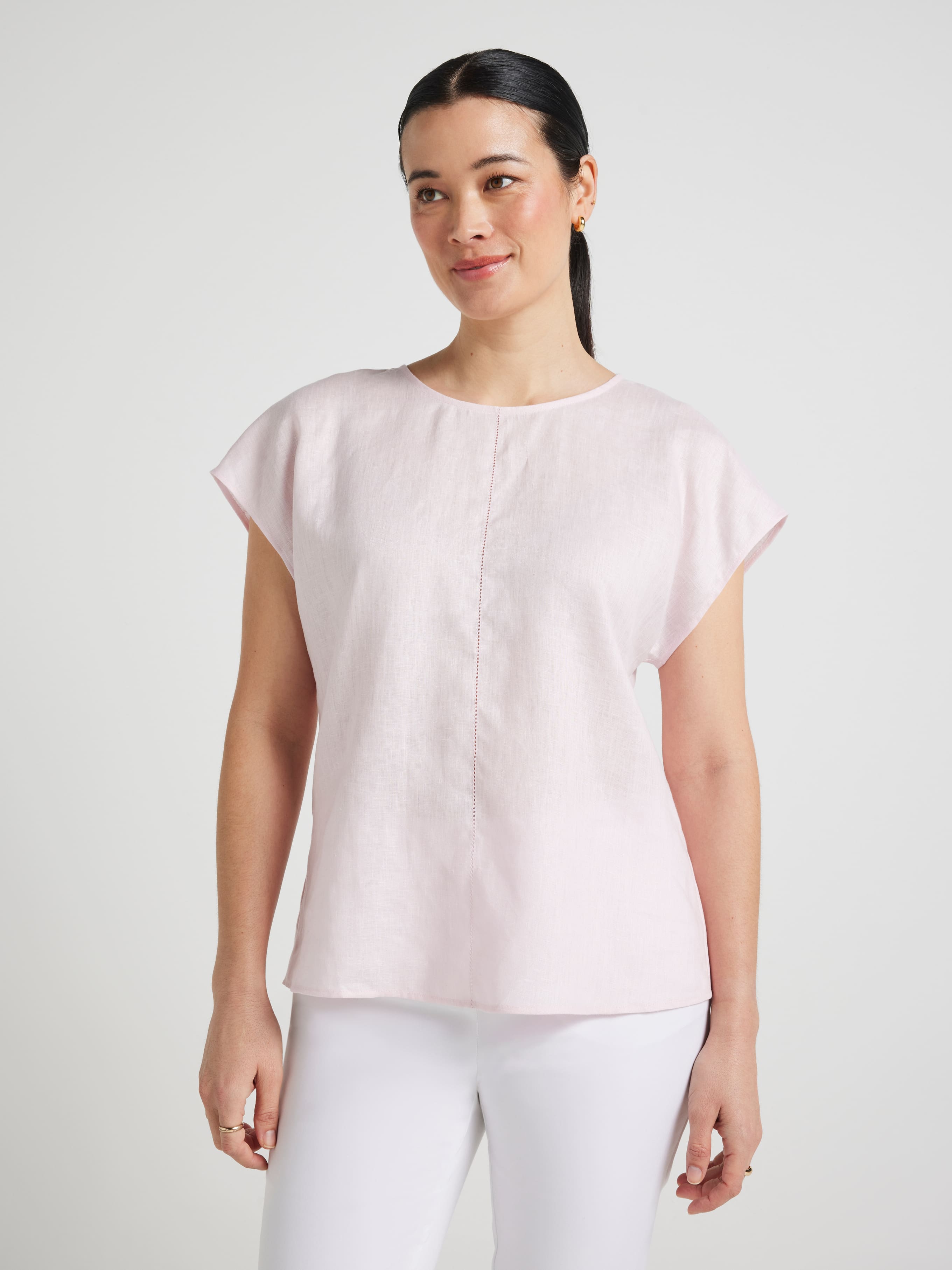 Eileen Linen Top