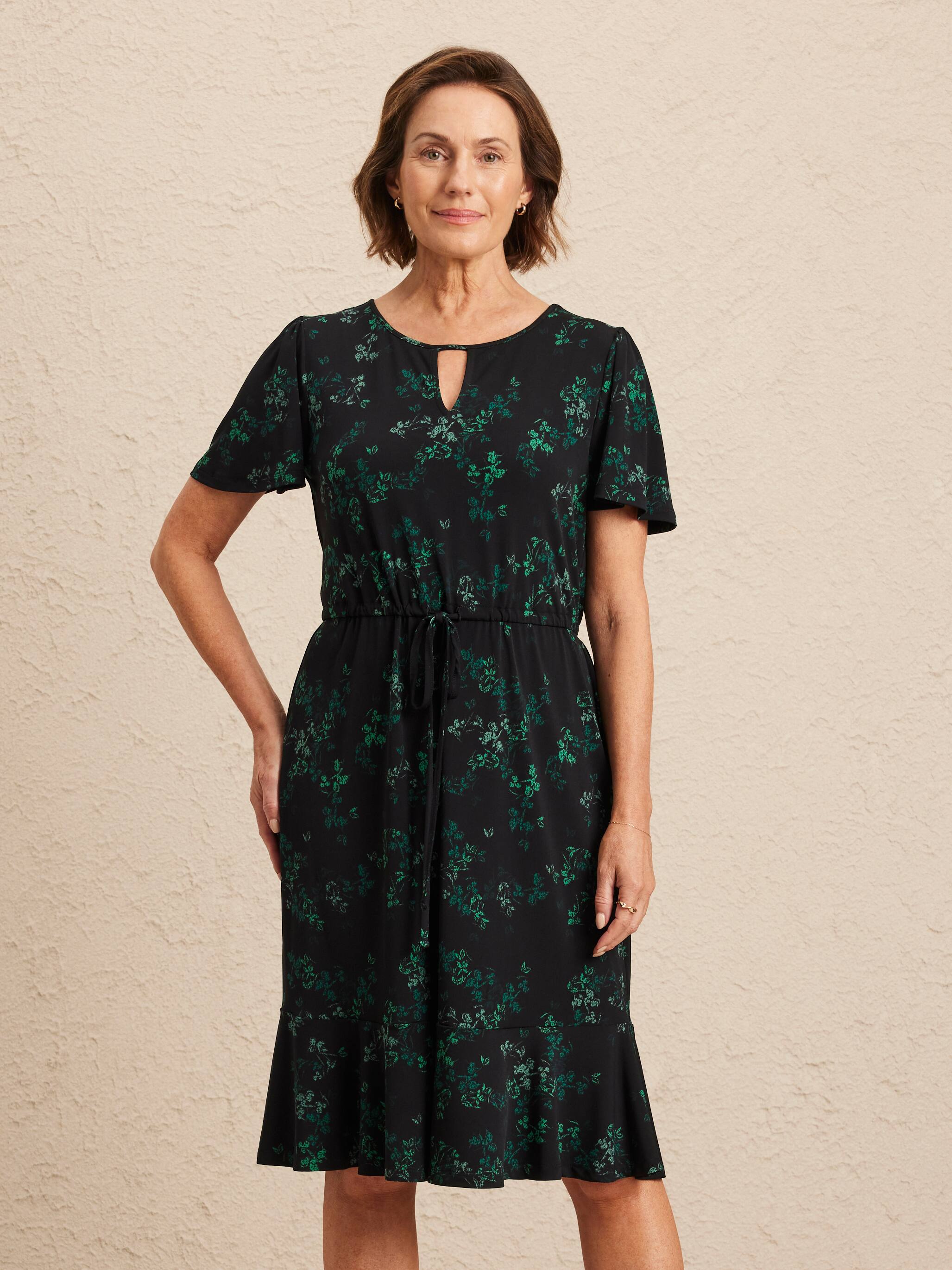 Fiona Notch Neck Dress