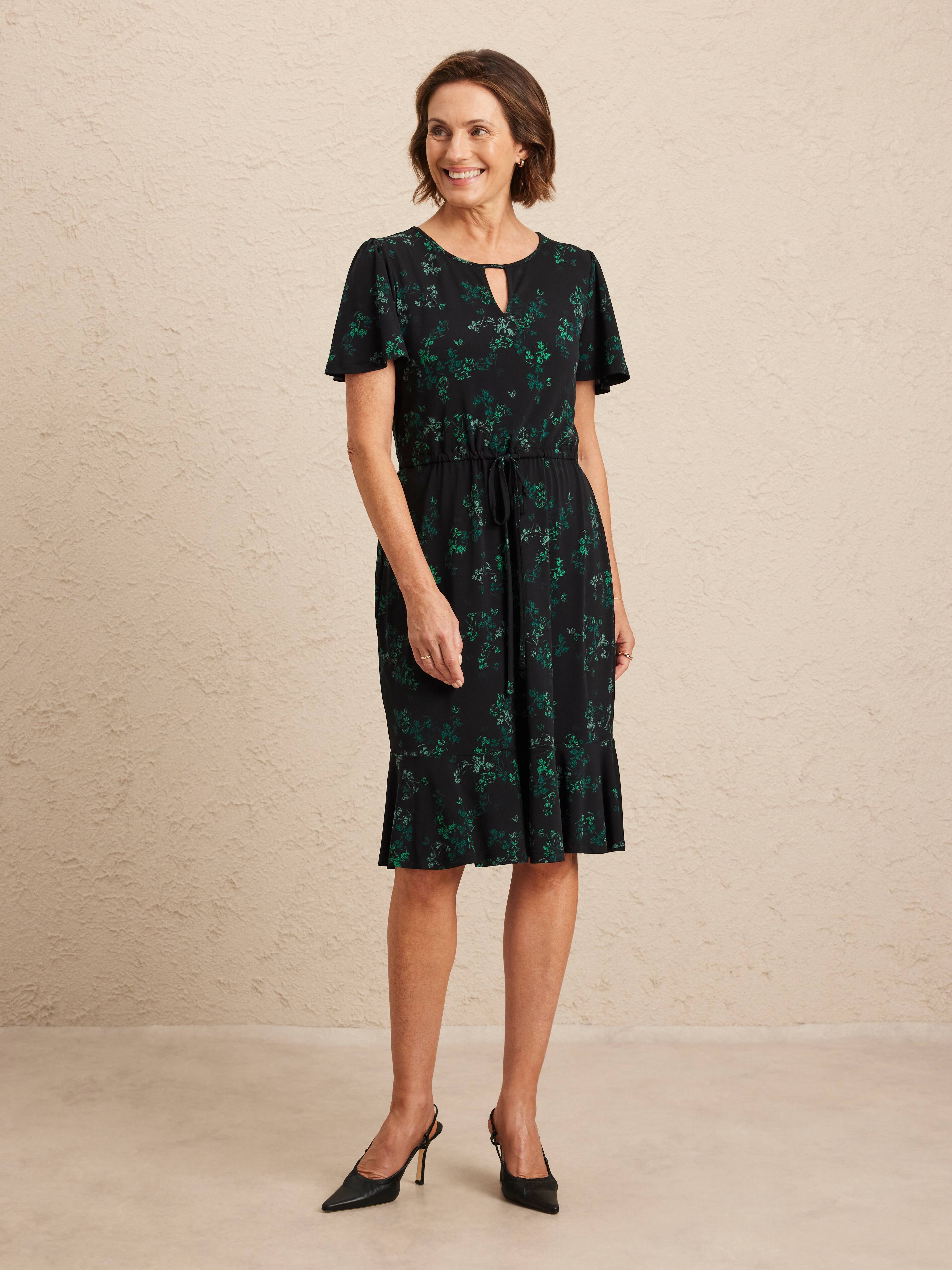 Fiona Notch Neck Dress