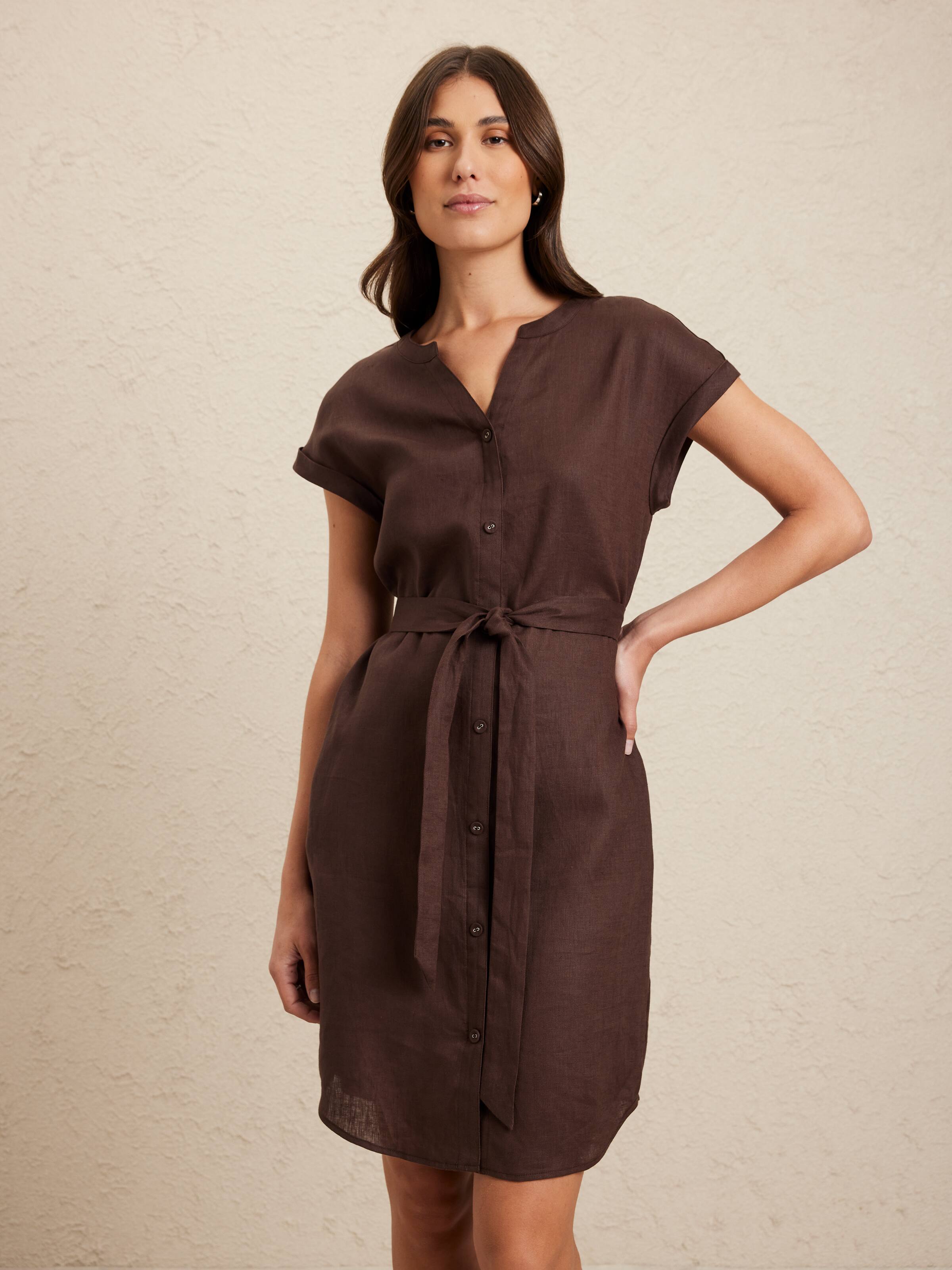 Cleo Linen Tunic Dress