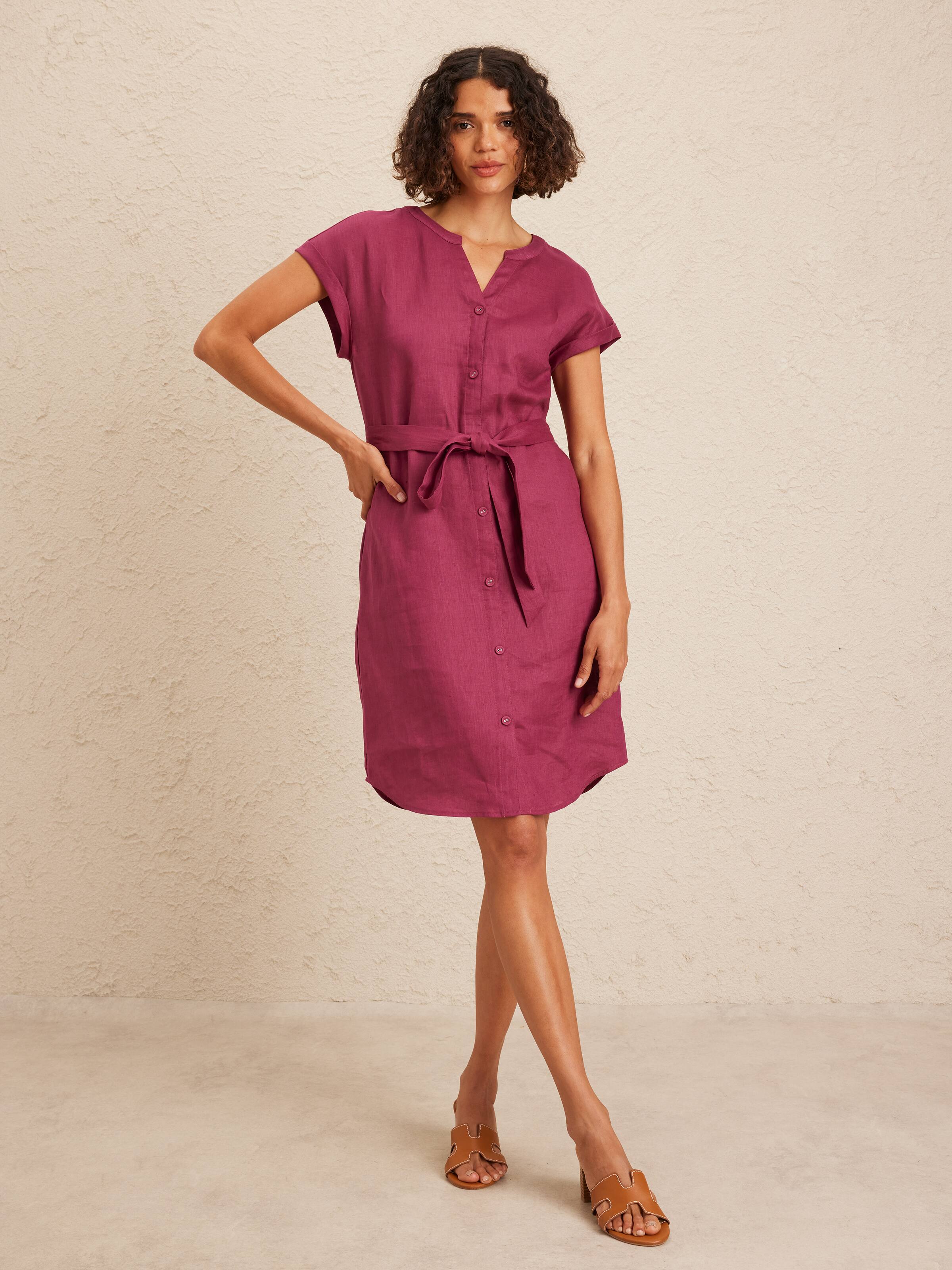 Cleo Linen Tunic Dress