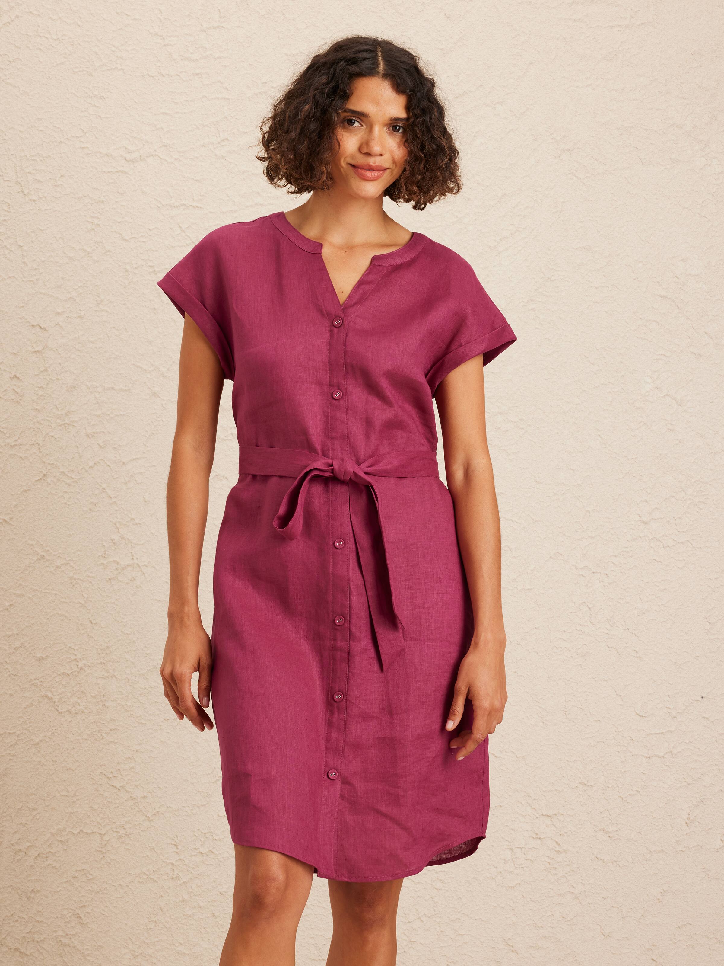 Cleo Linen Tunic Dress