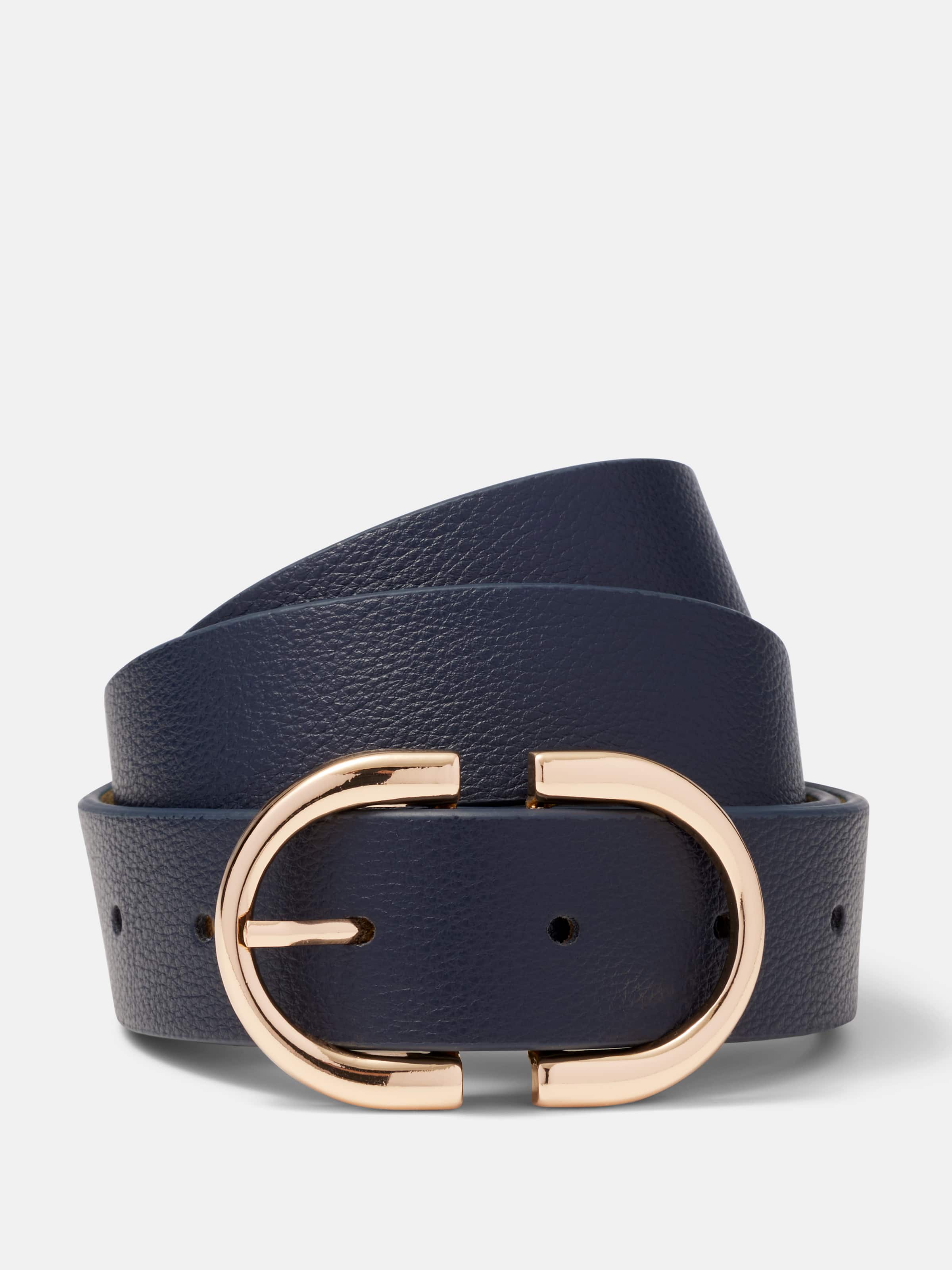 Curved Buckle Belt