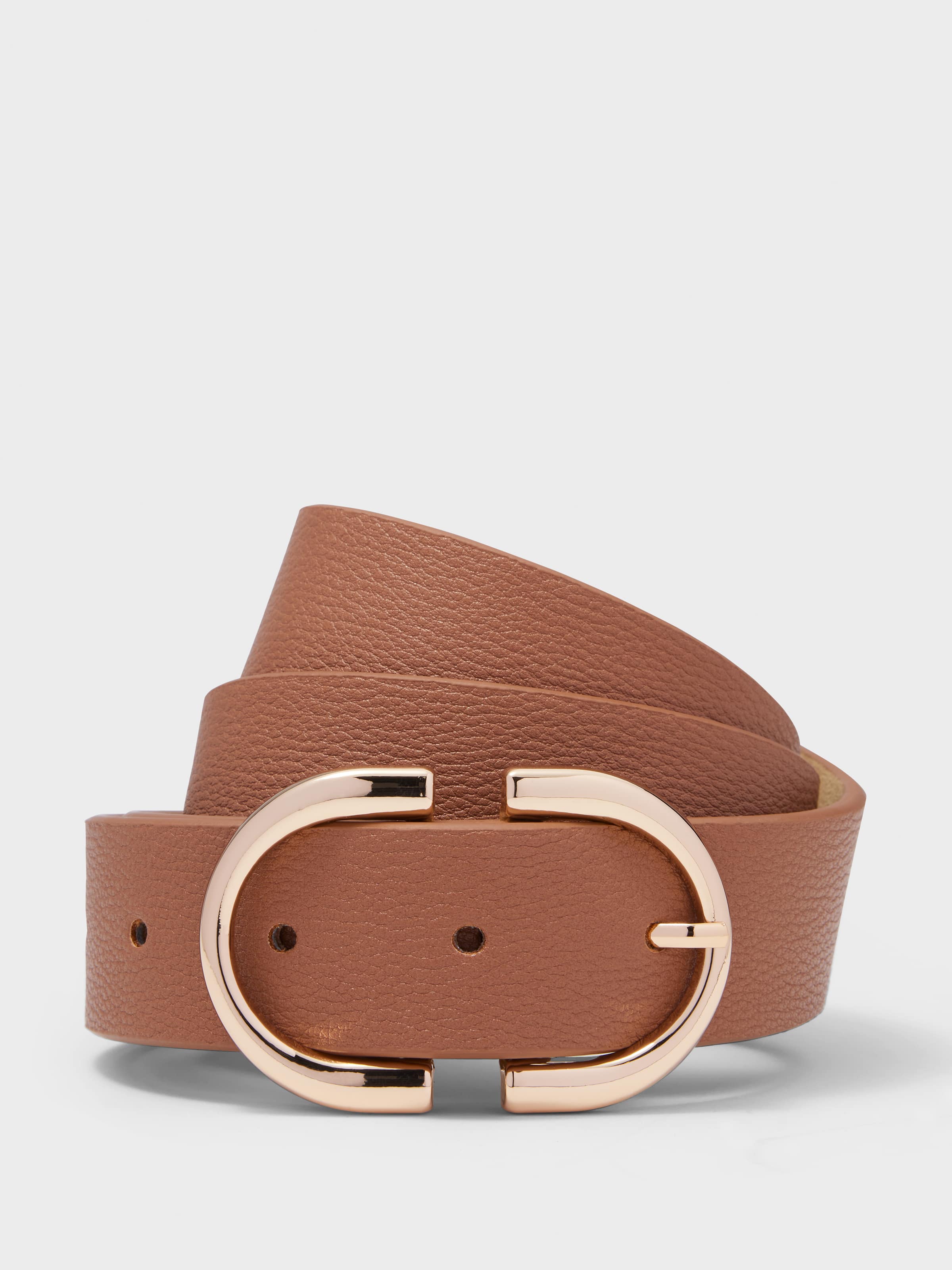 Curved Buckle Belt