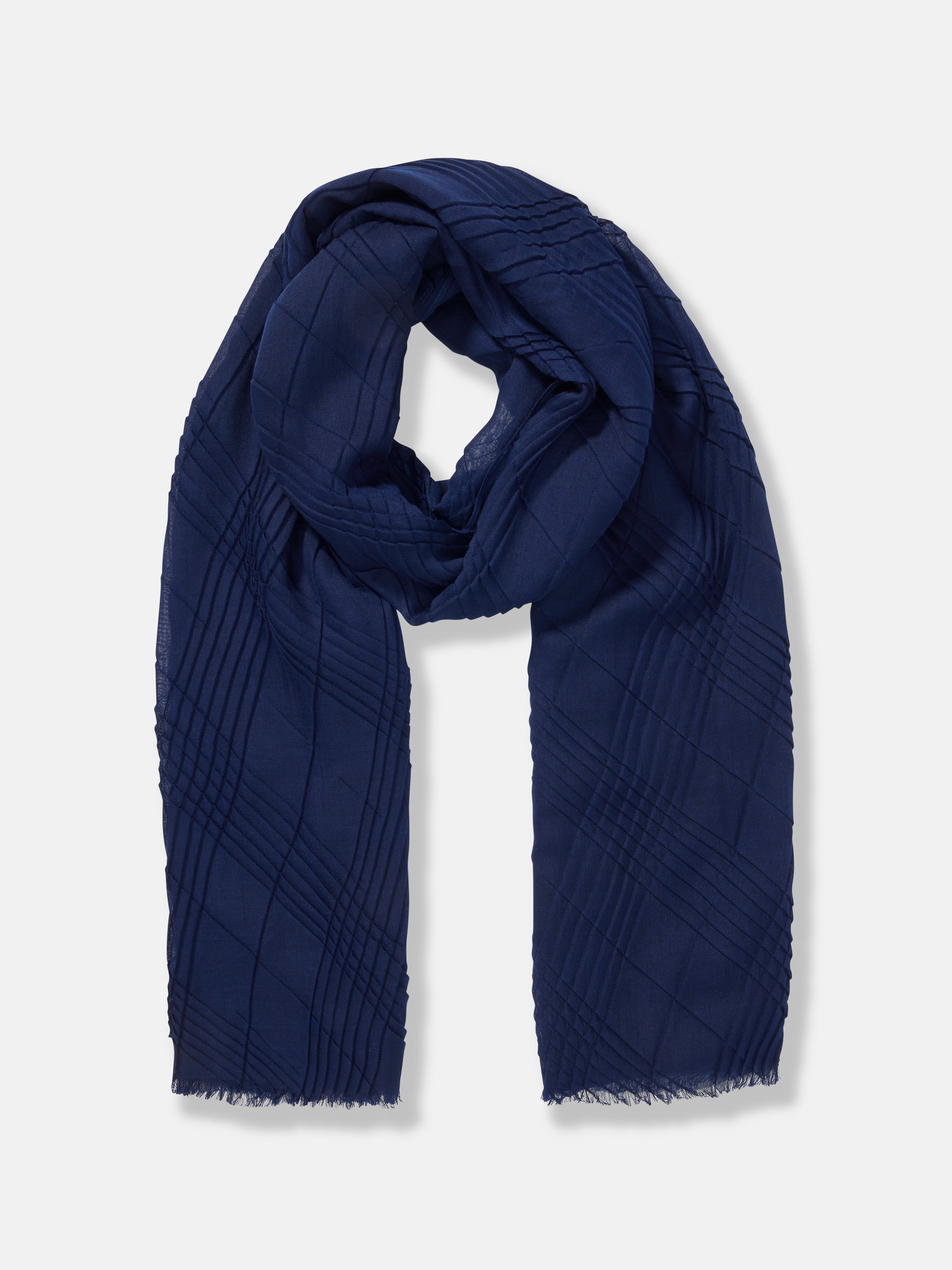Diamond Pleated Scarf