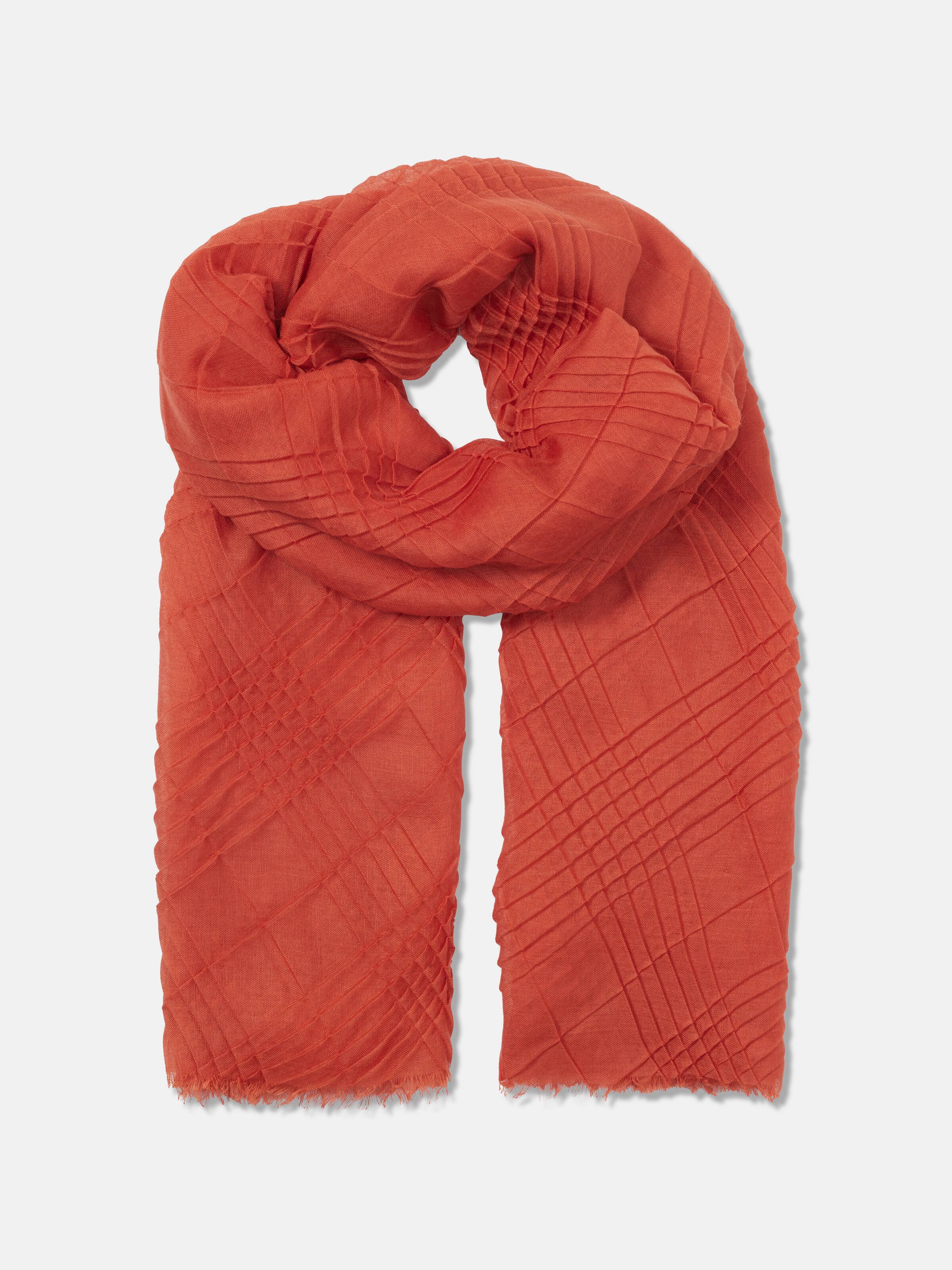 Diamond Pleated Scarf