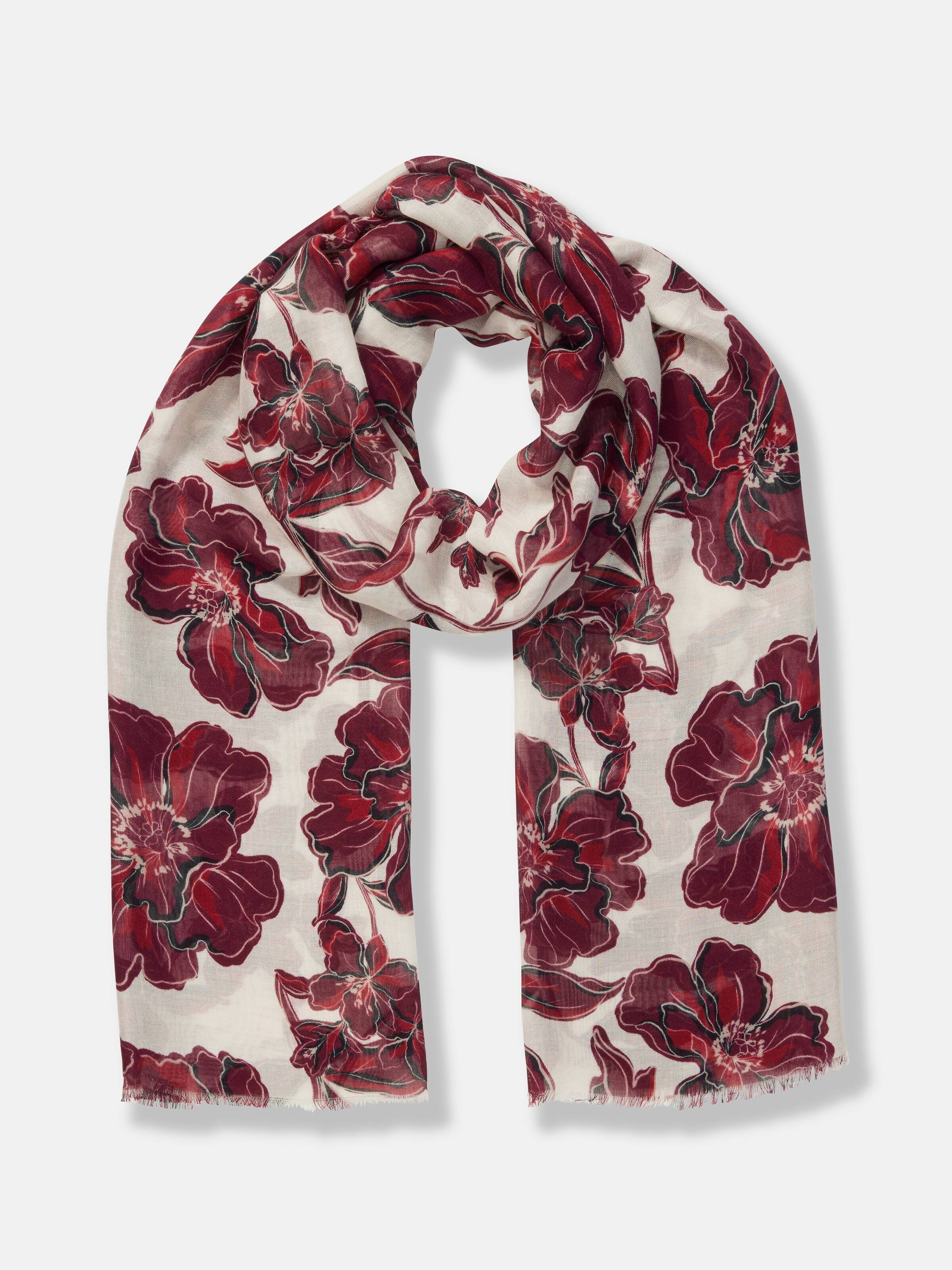 Bloom Sketched Viscose Scarf