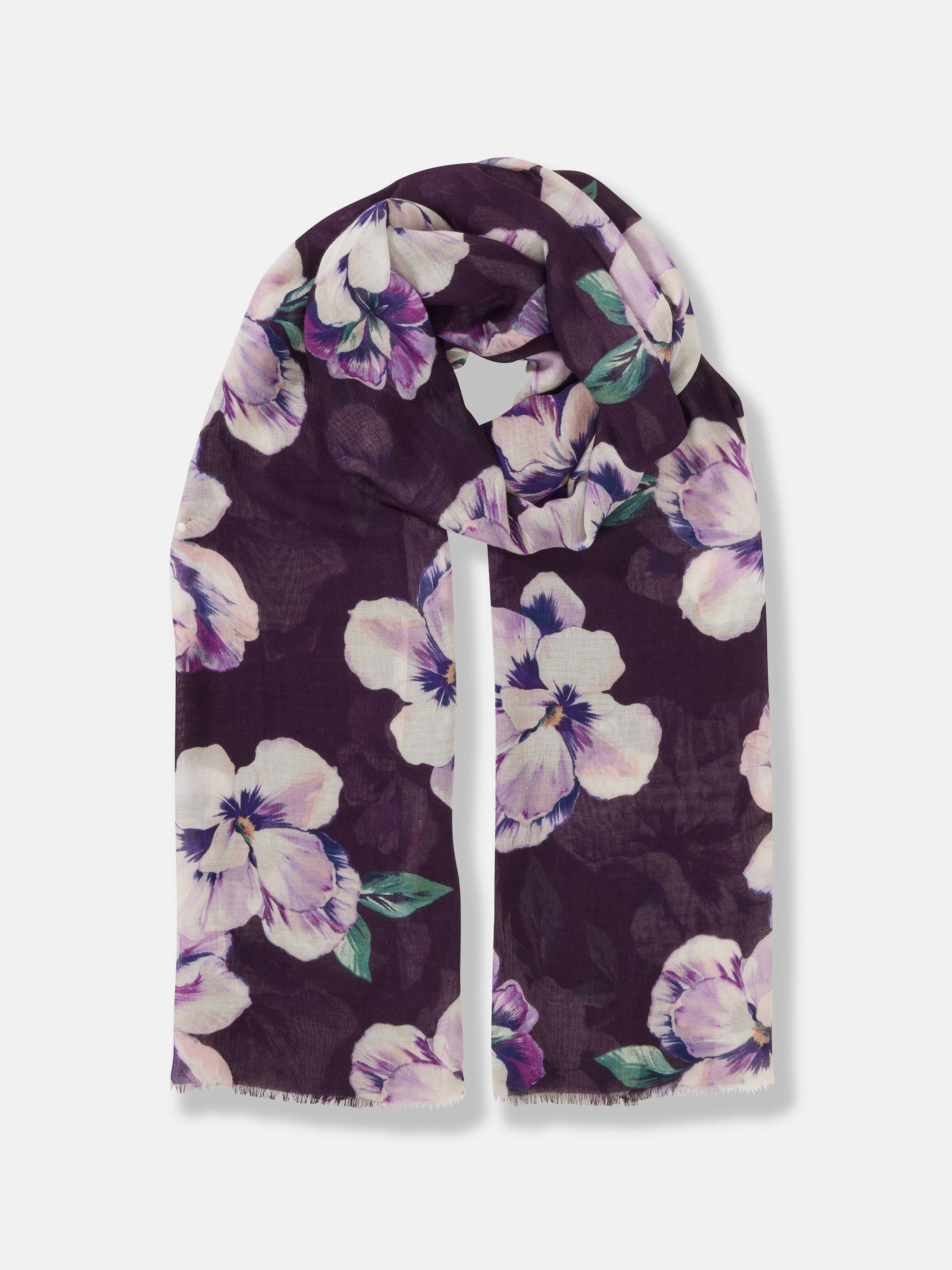 Vivid Violet Viscose Scarf