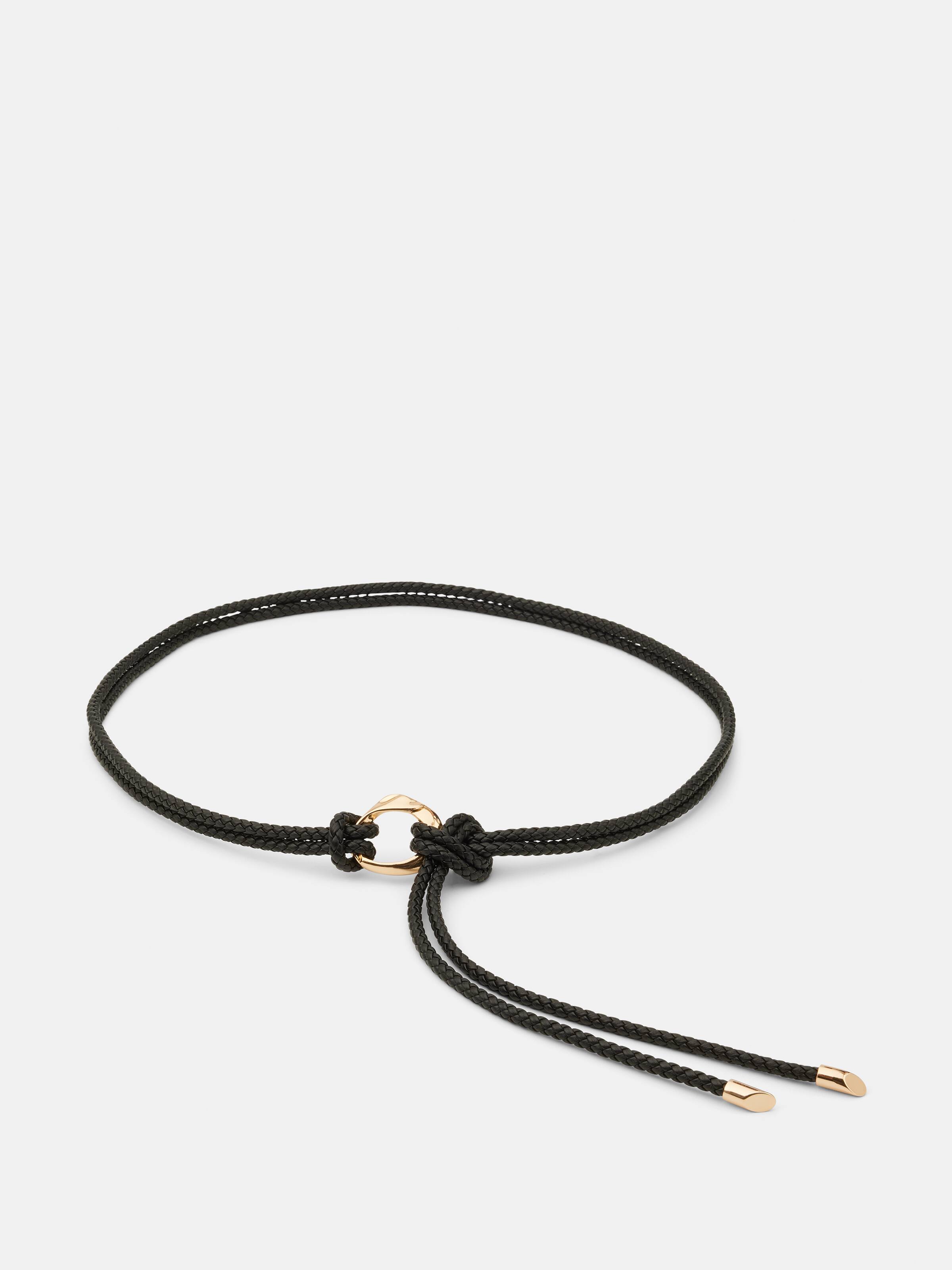 Ruby Rope Tie Belt