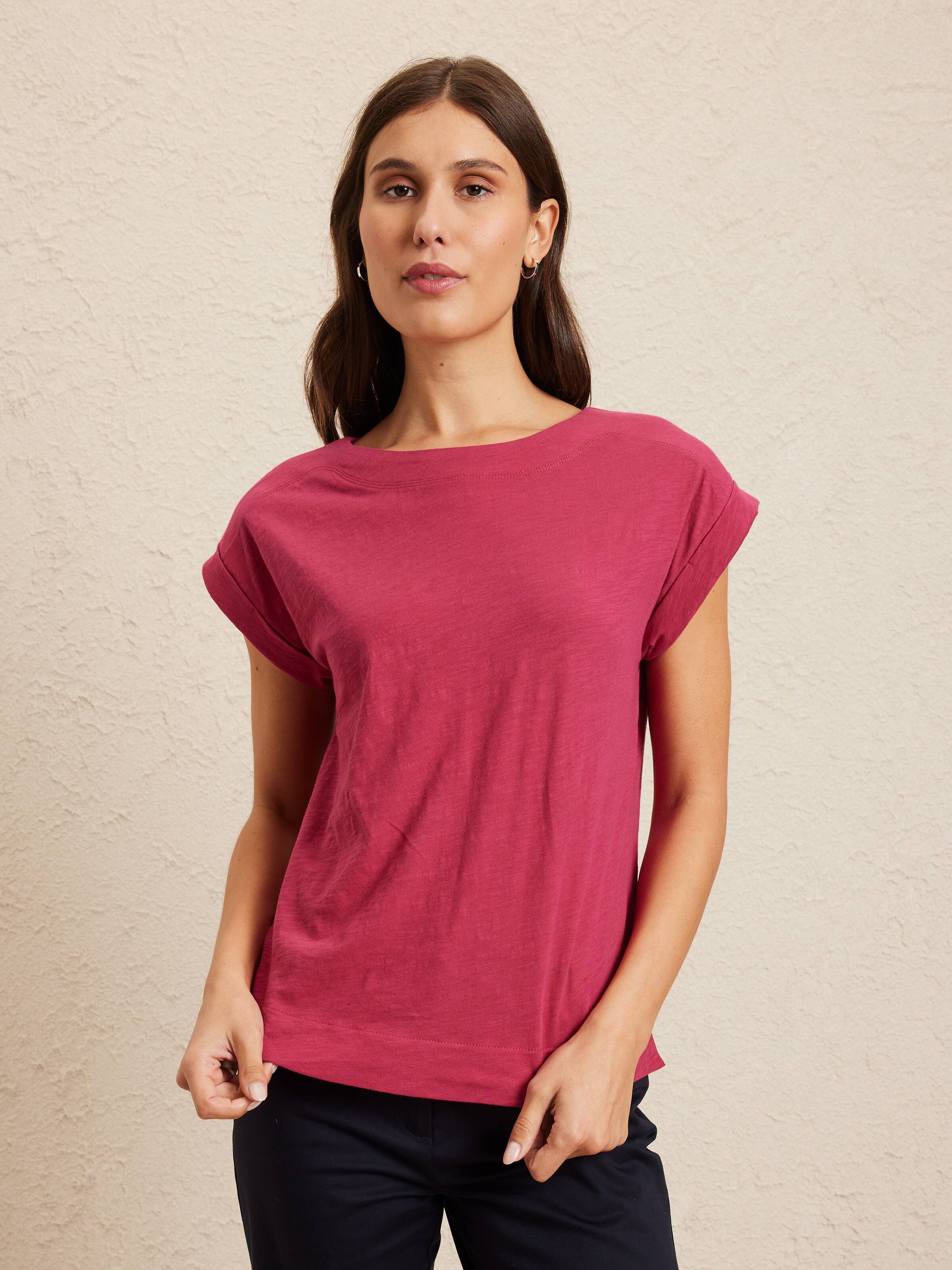 Kelly Boat Neck T-Shirt