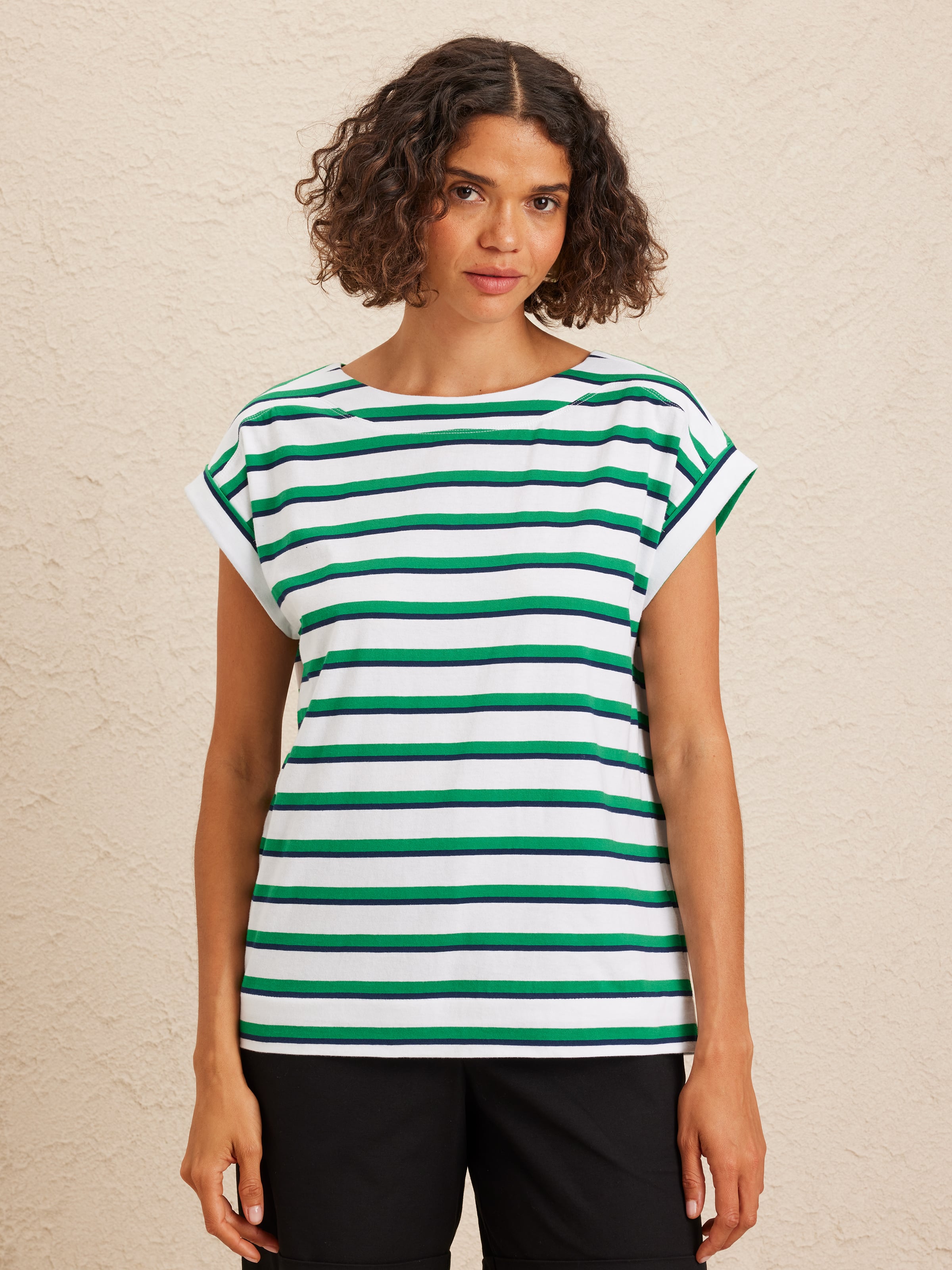 Kelly Boat Neck T-Shirt