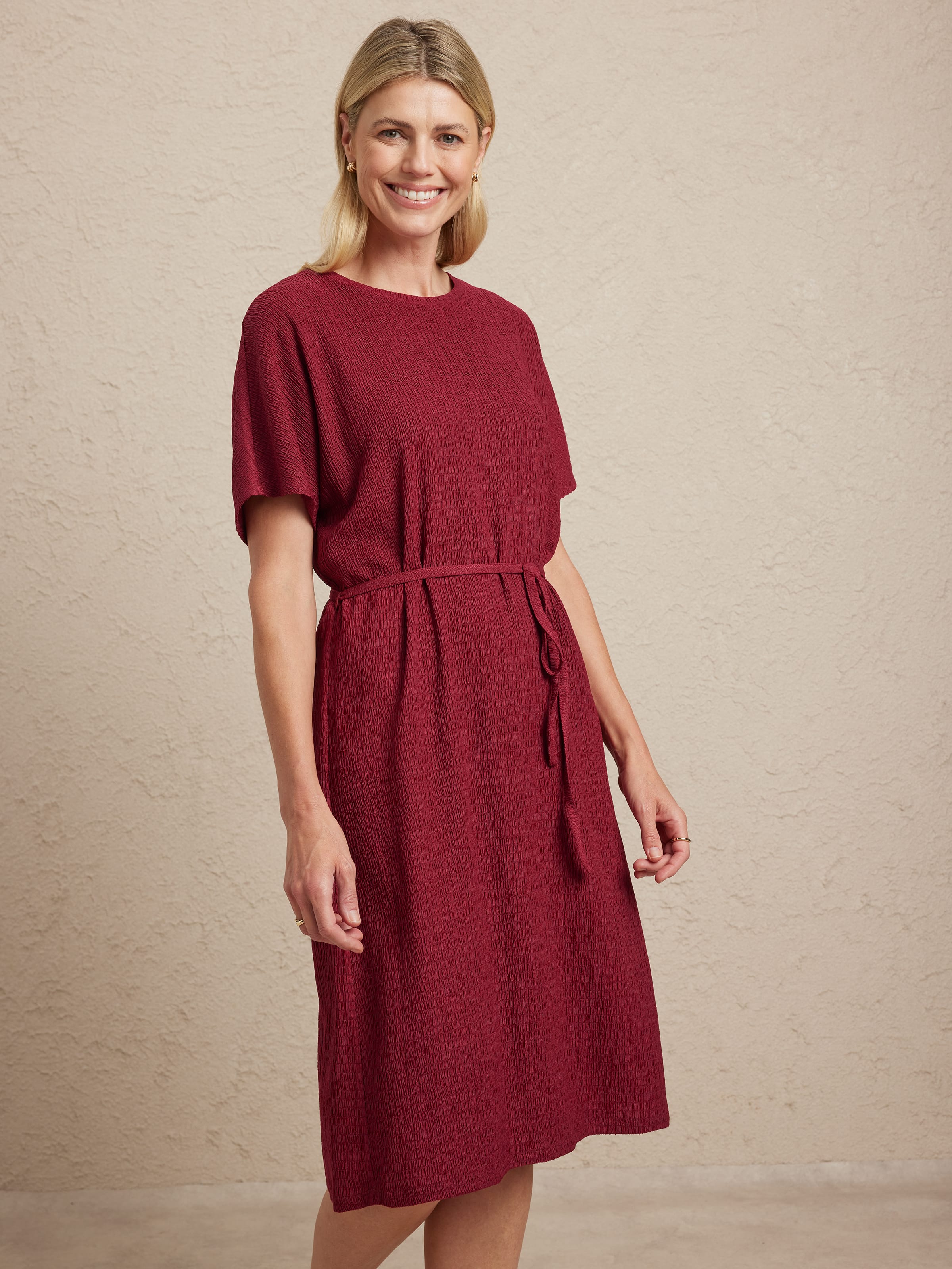 Gemma Bubble Jersey Dress