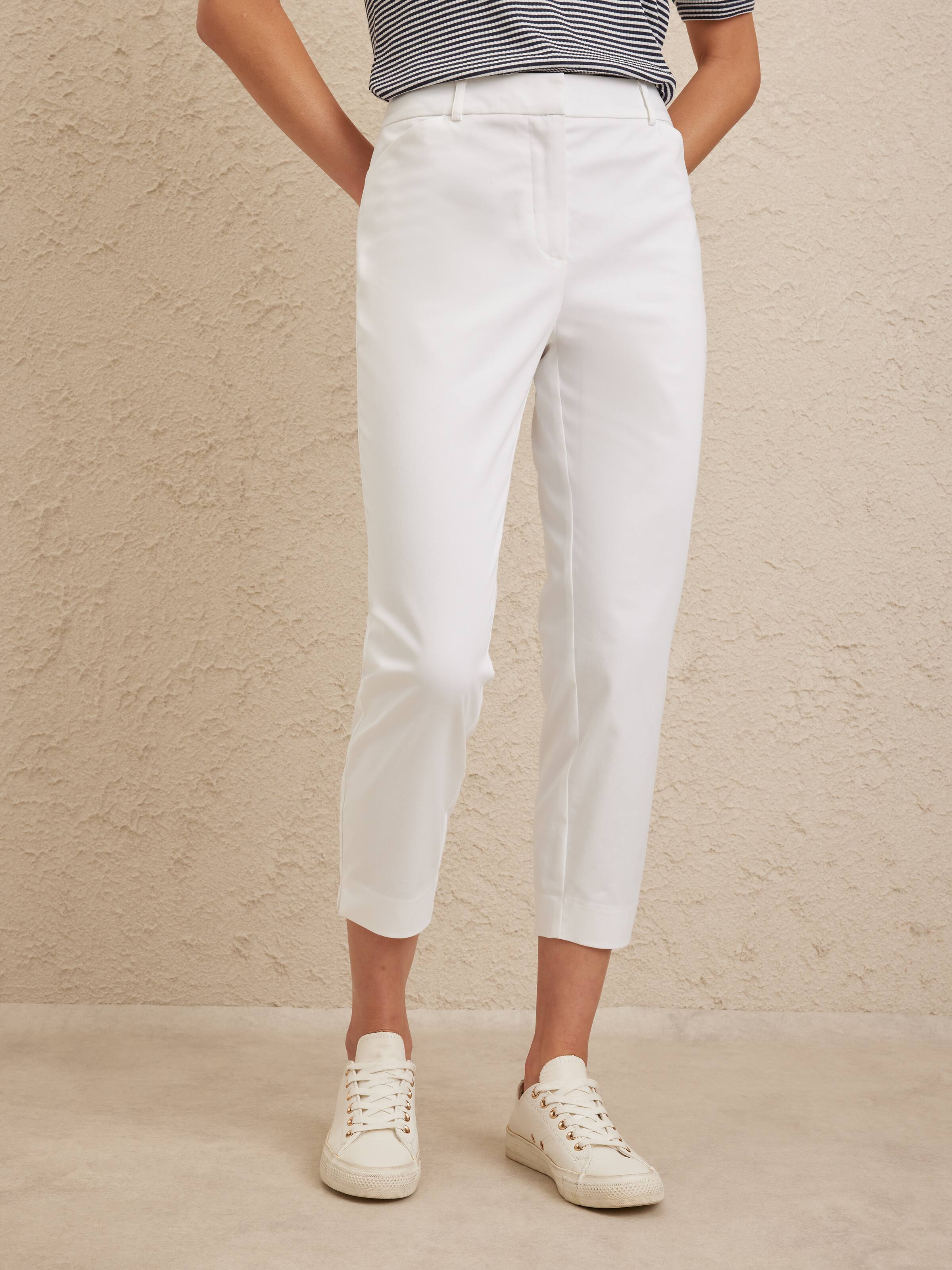 Cindy Sateen Capri Pant
