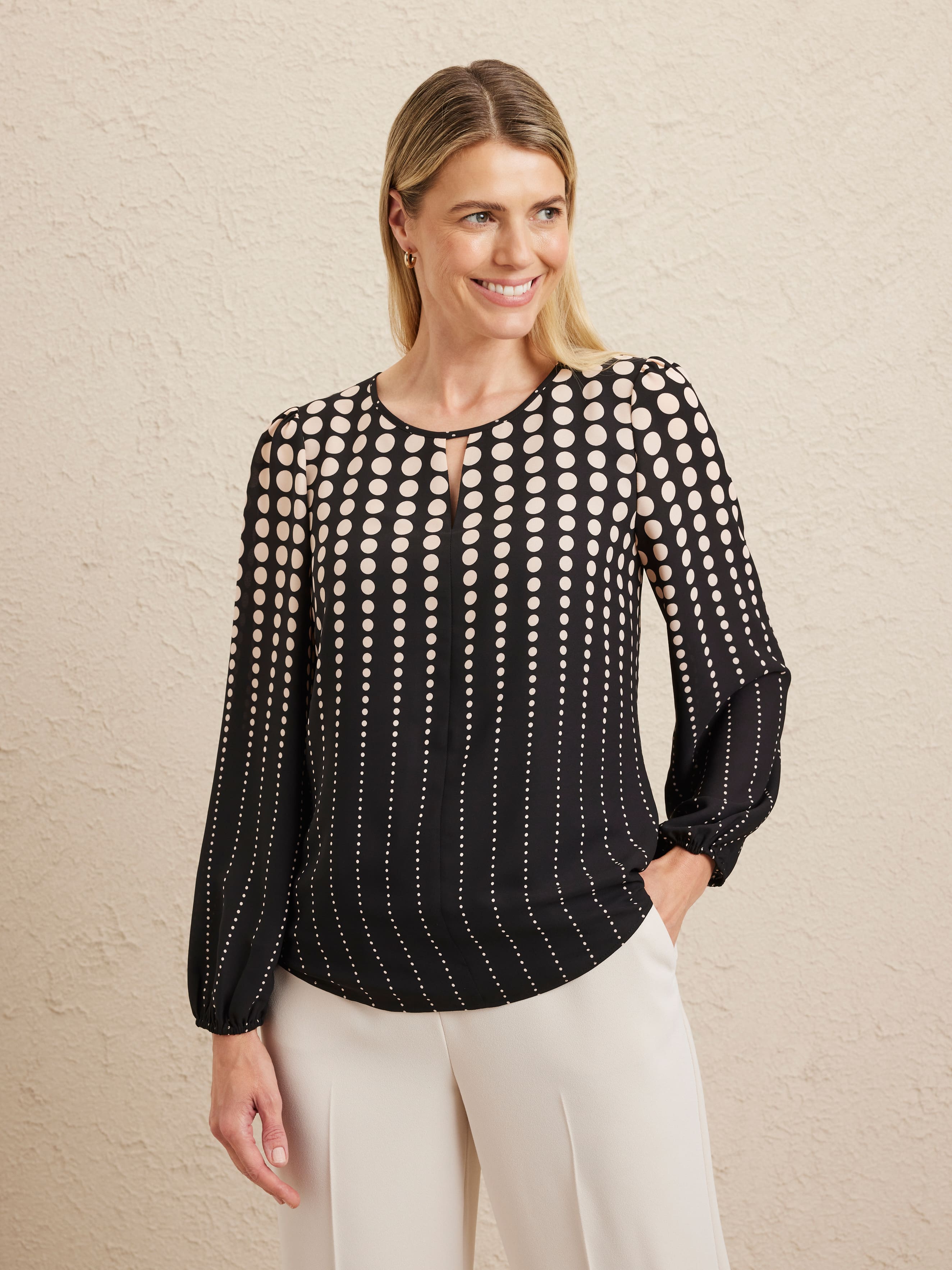 Bethany Keyhole Blouse