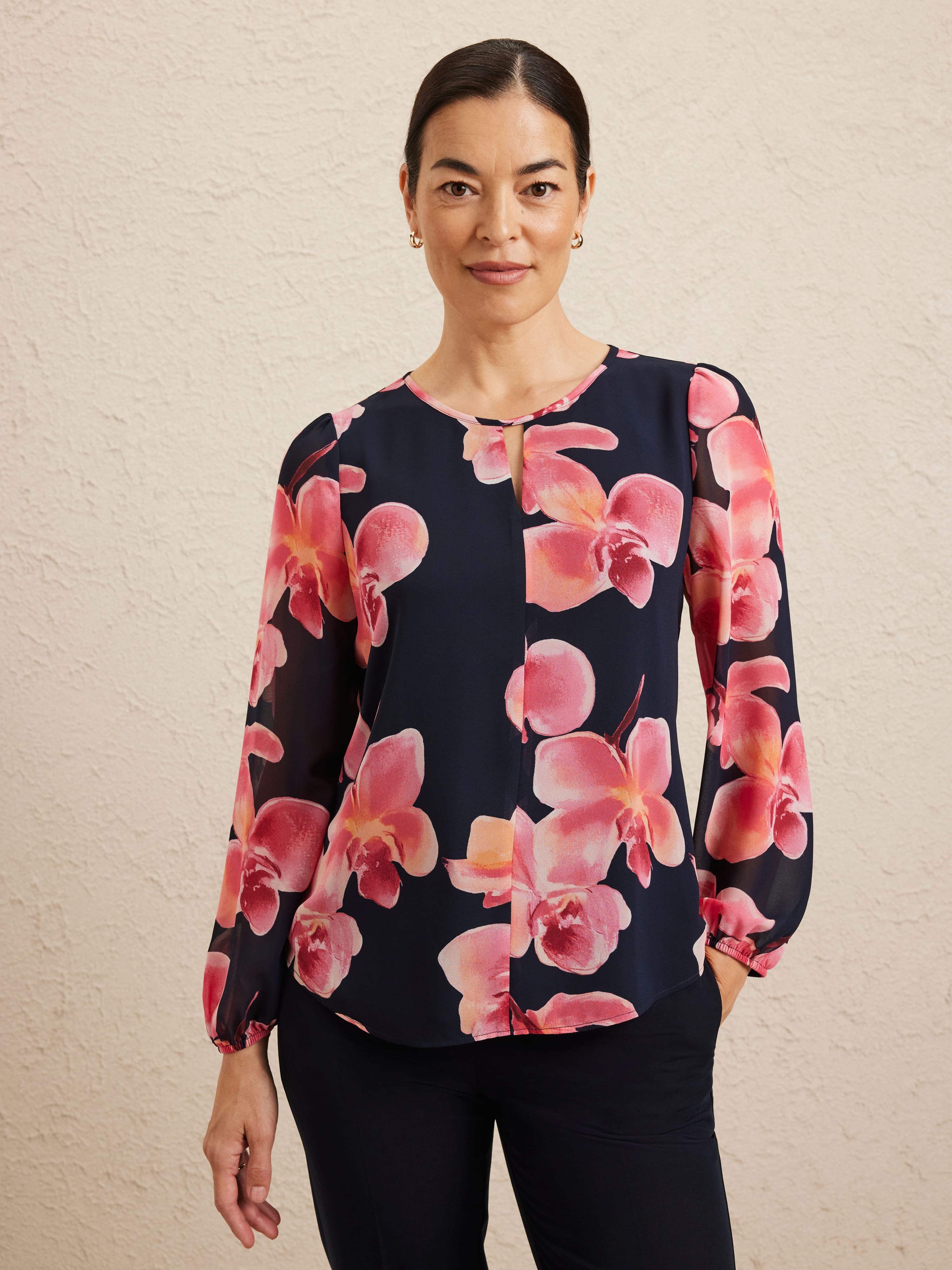 Bethany Keyhole Blouse