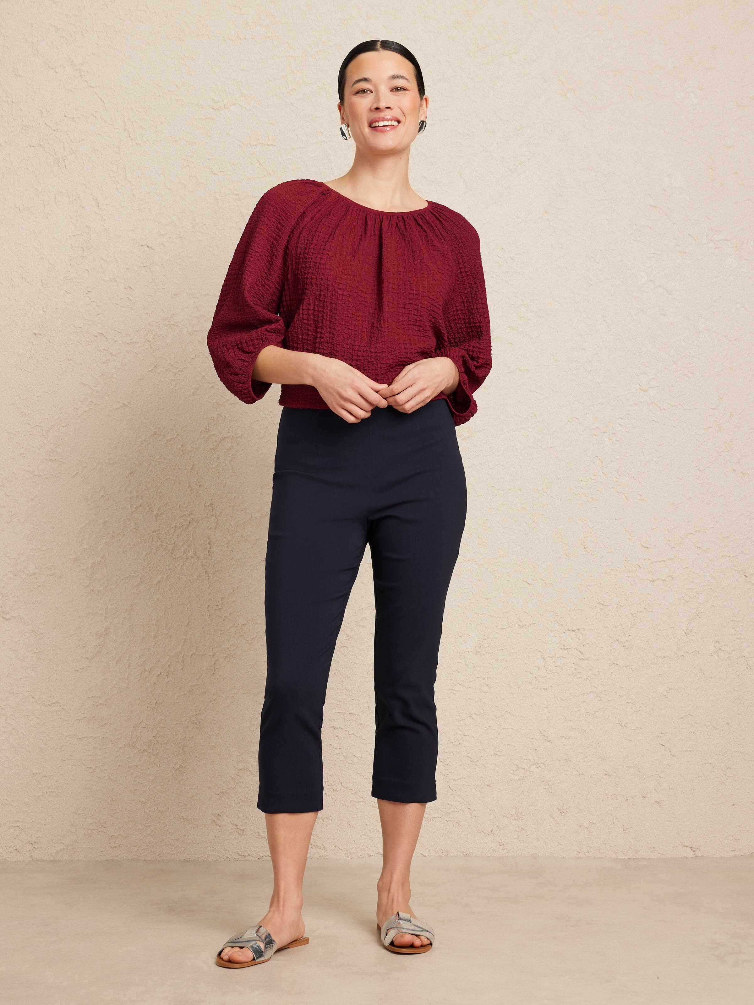 Bree Capri Bengaline Pant