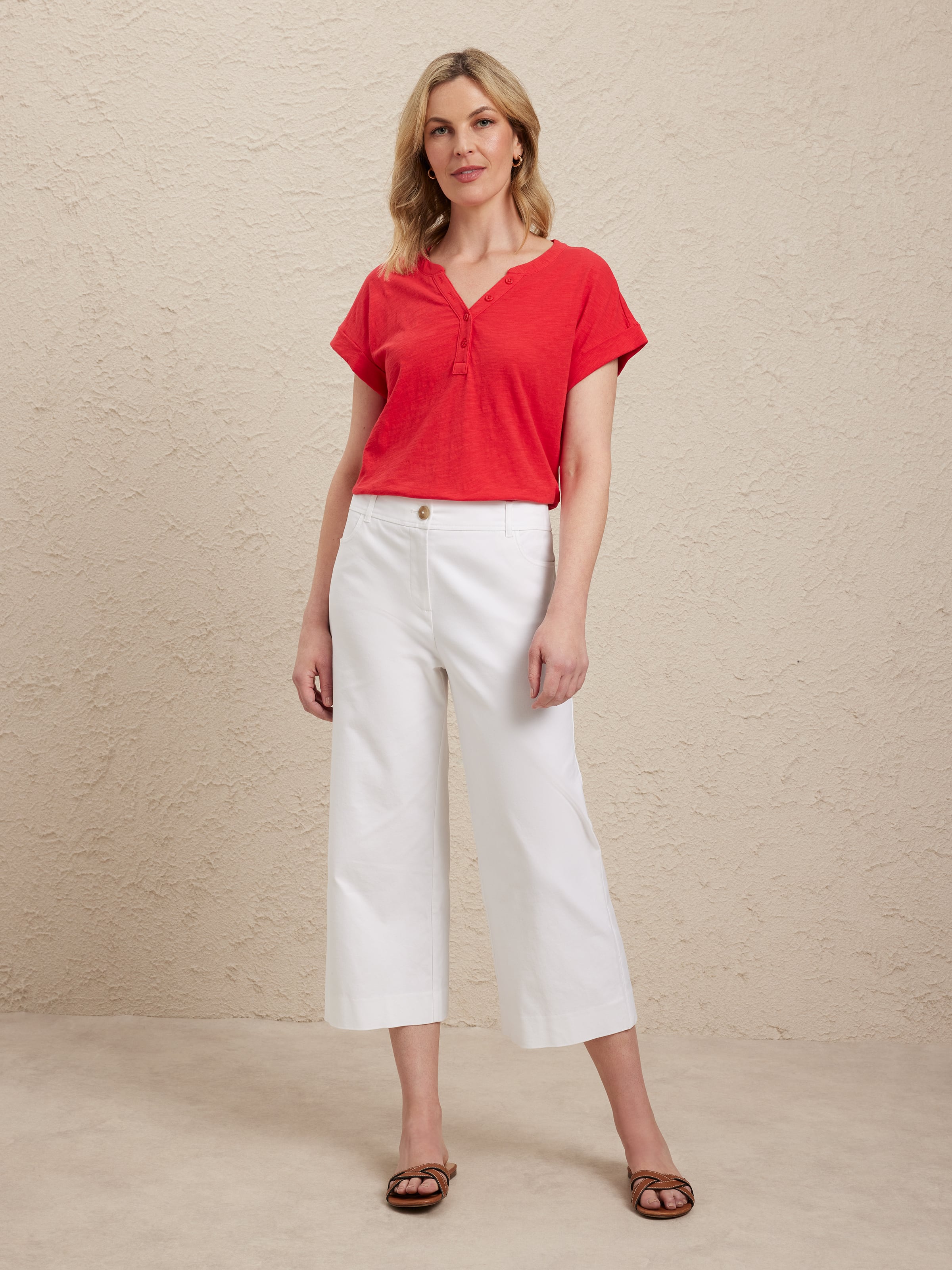 Maxine Notch Neck Tee