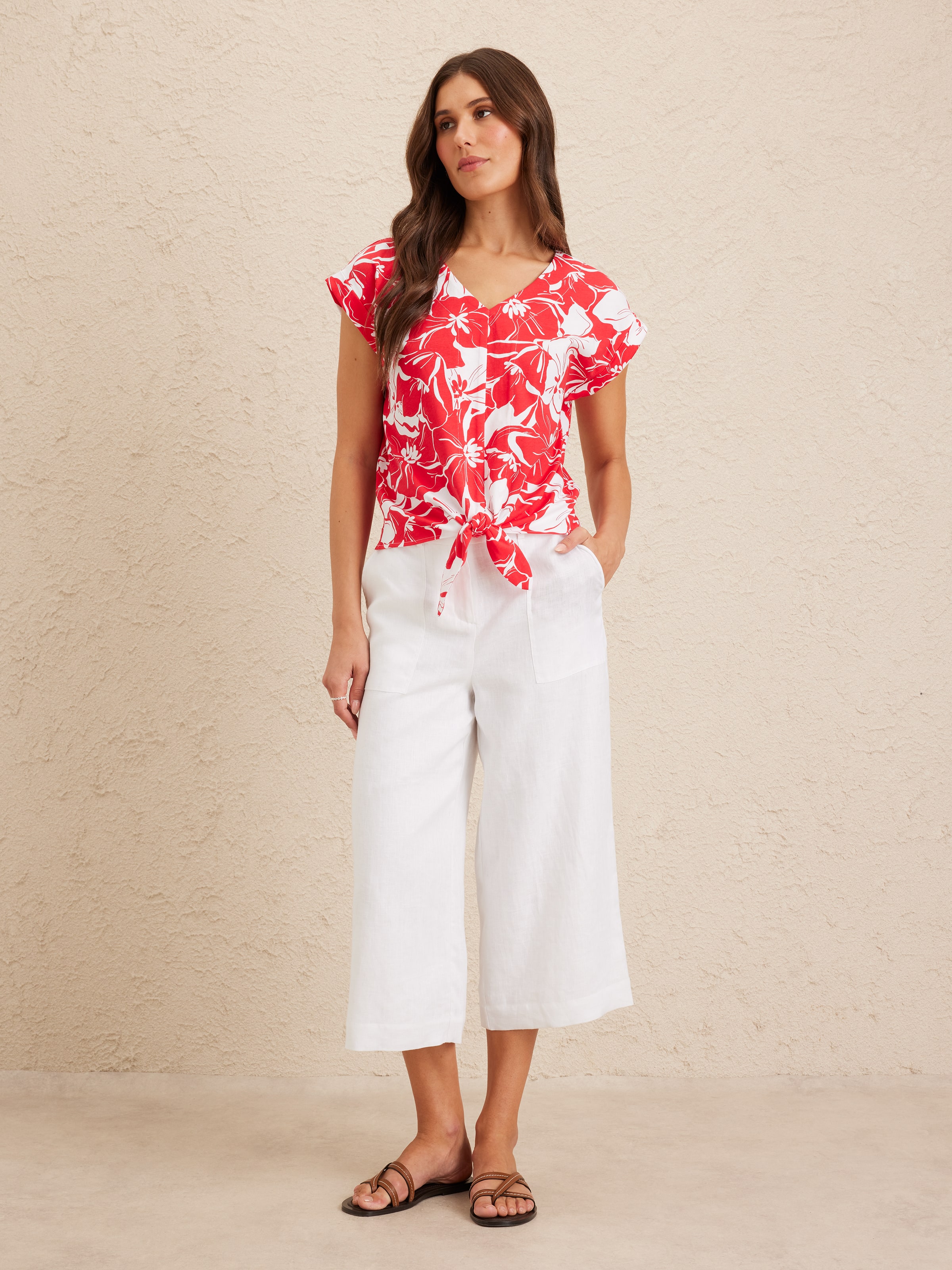 Sutton Tie Front Tee