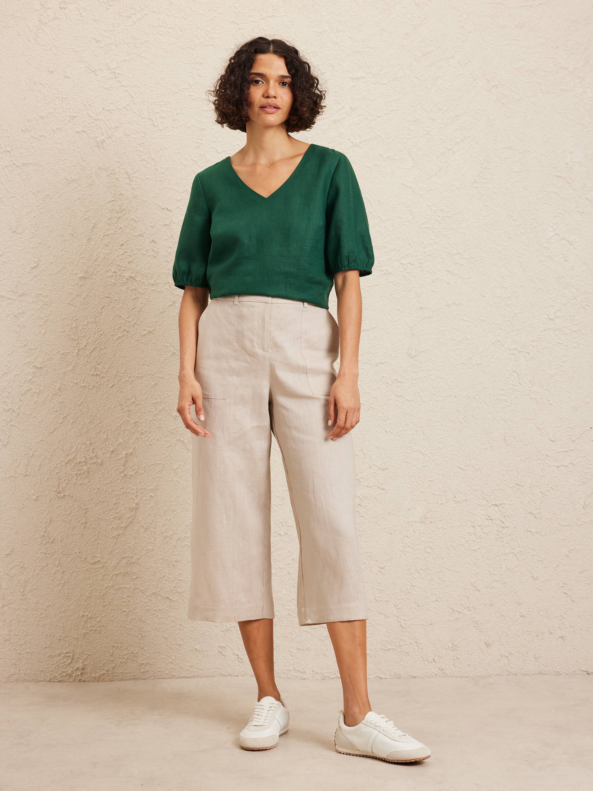 Nellie Linen Top
