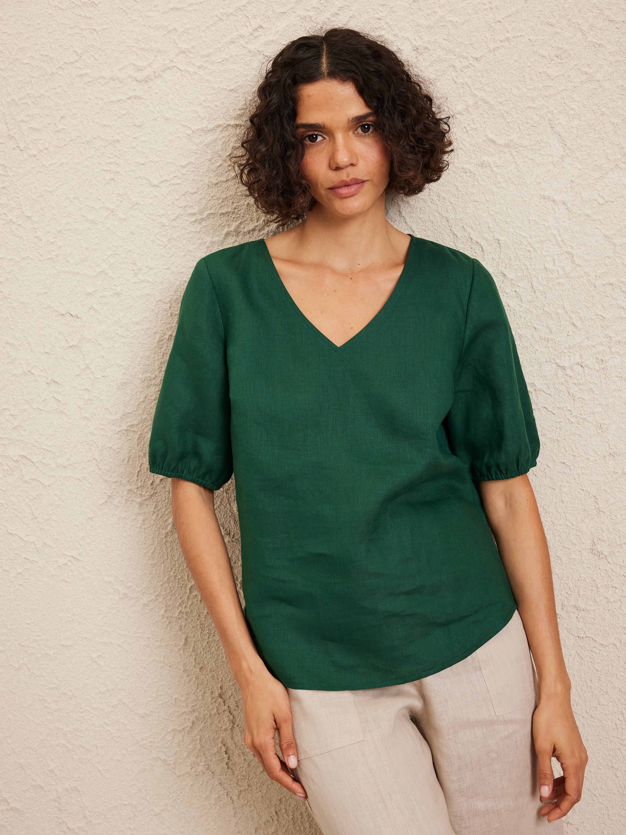 Nellie Linen Top