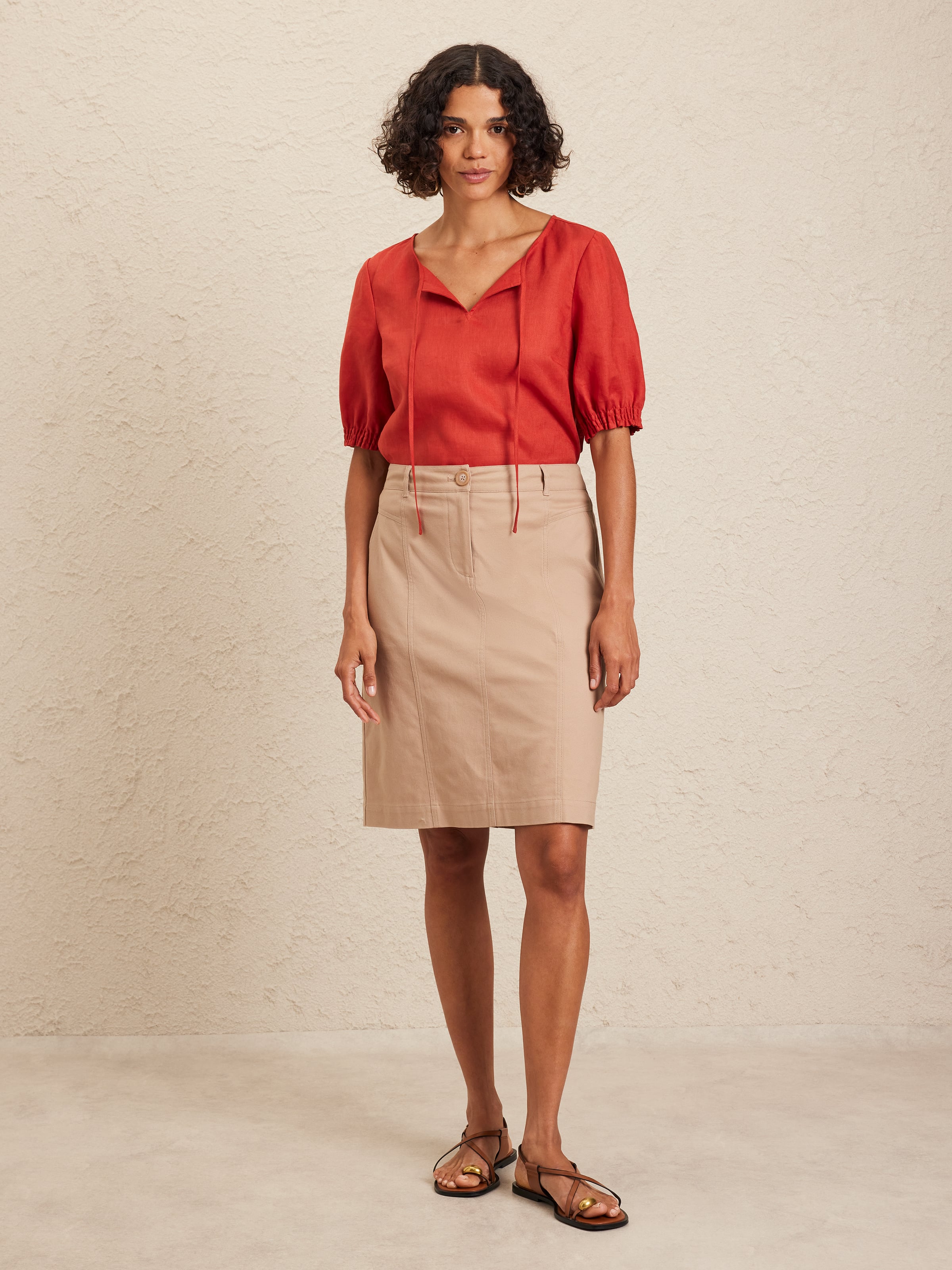 Dakota Oxford Skirt