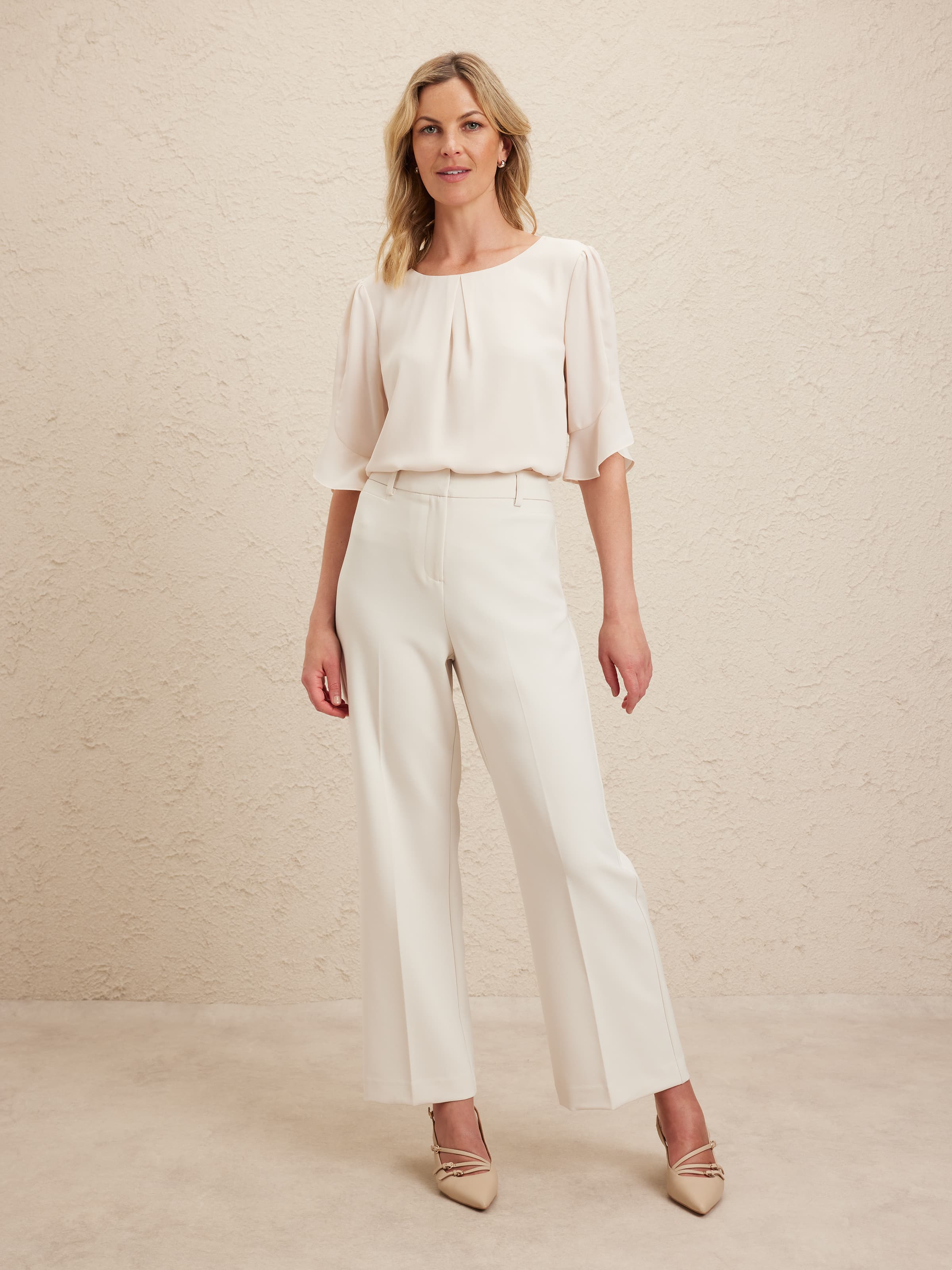 Peta Layered Sleeve Blouse