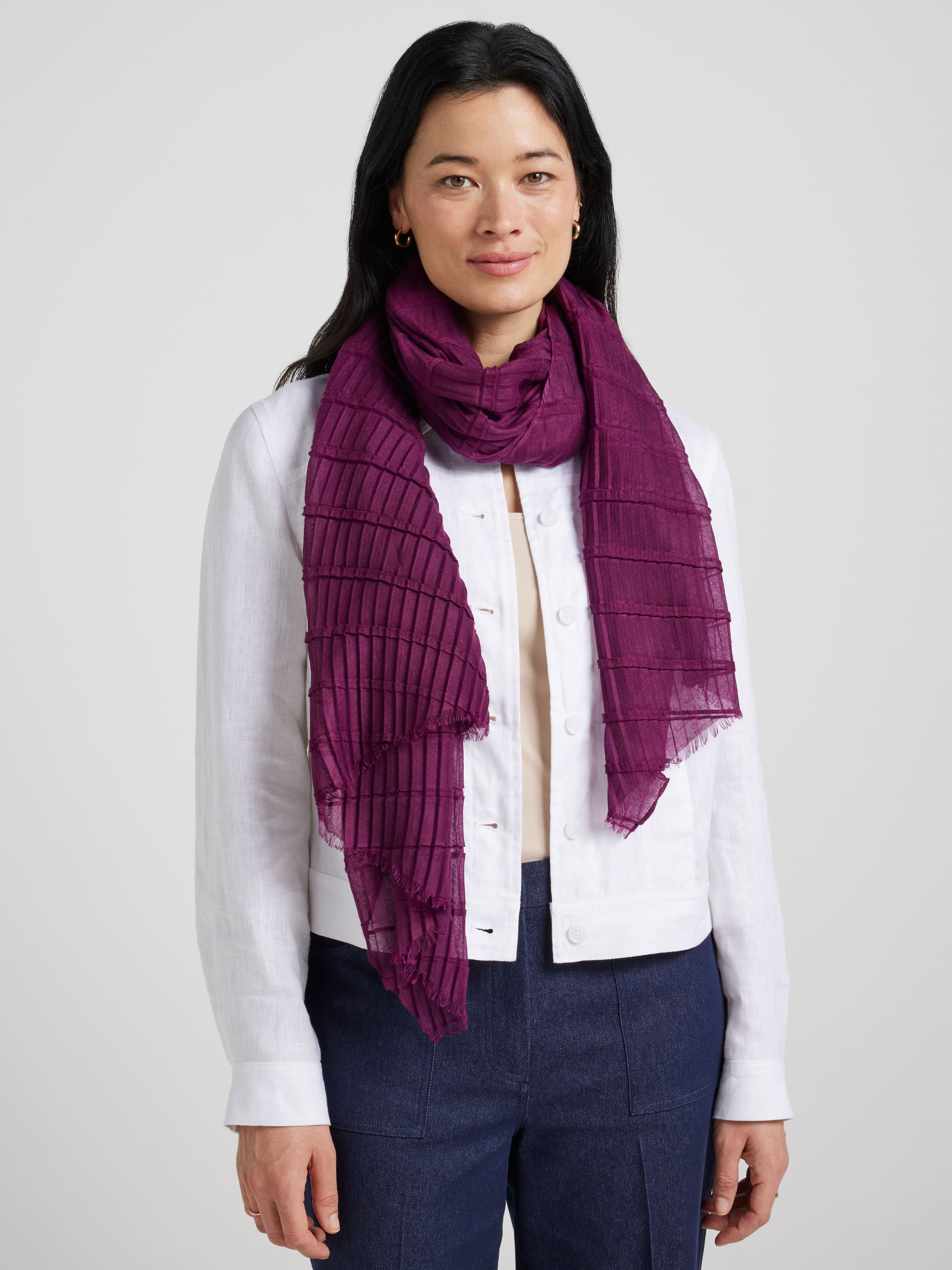 Penny Pleated Scarf