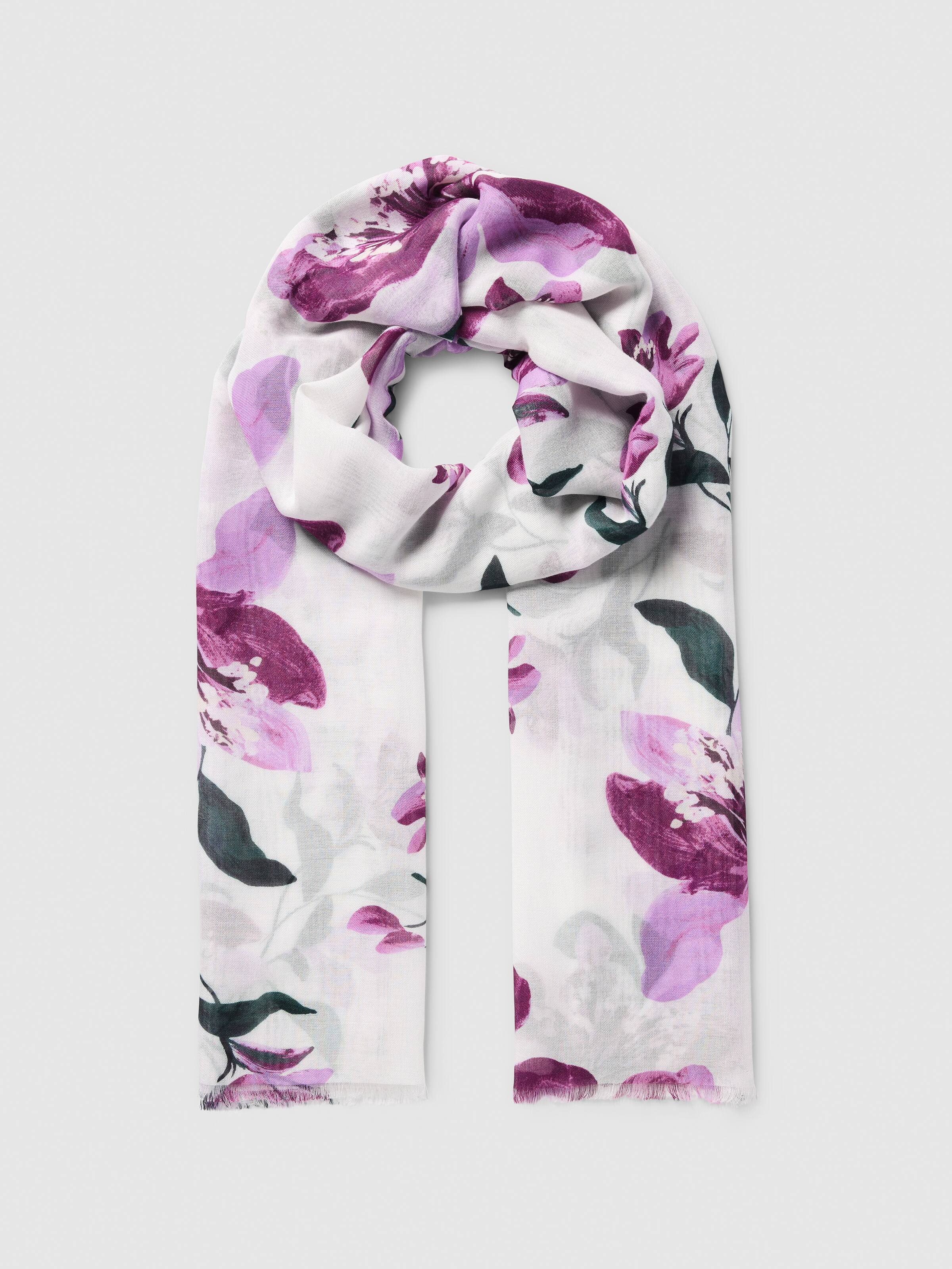 Midnight Orchid Viscose Scarf