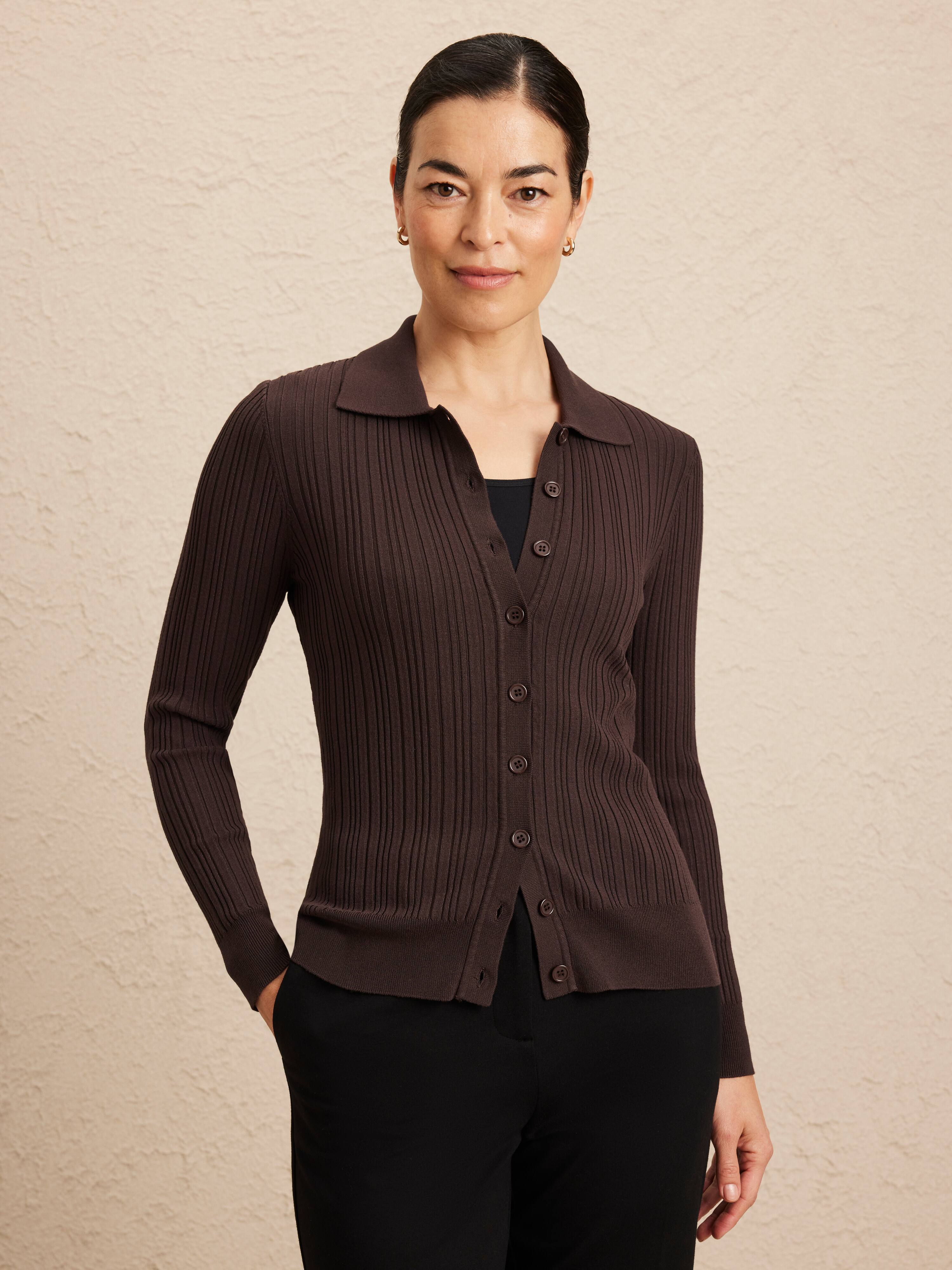 Clara Collared Cardi