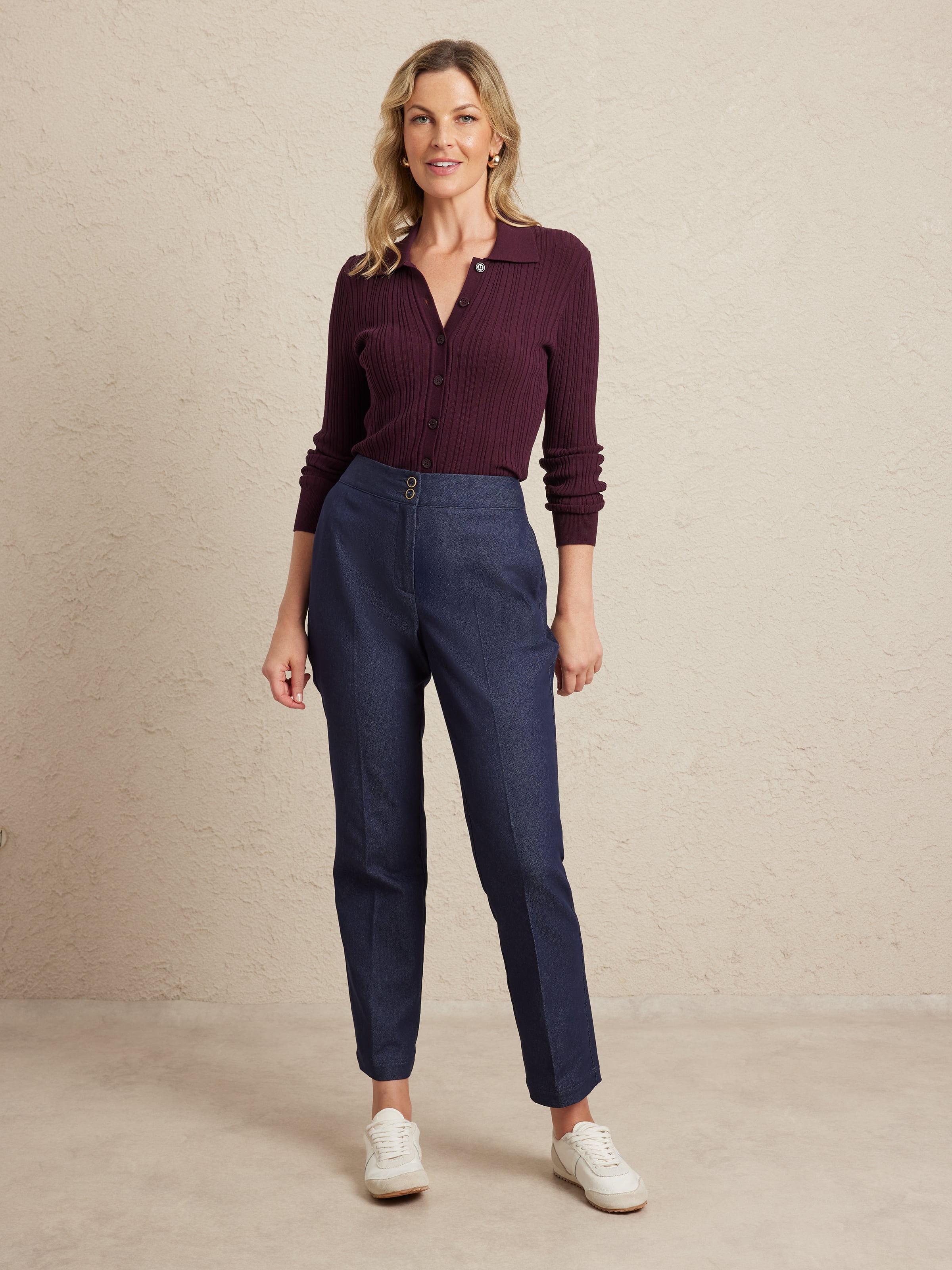 Clara Collared Cardi