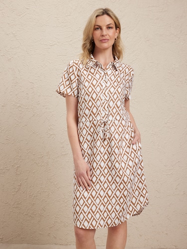 Frankie Linen Shift Dress                                                                                                       