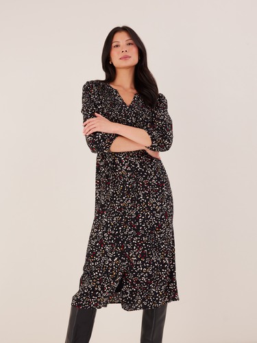 knee length dresses for ladies Elsa Midi Lavender / Xs main image 1