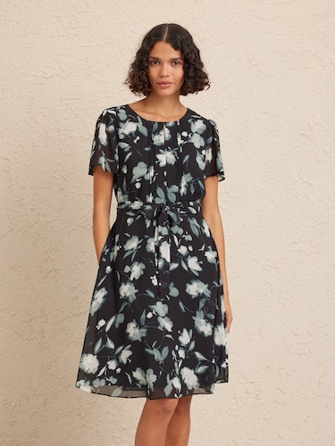 Leigh Pintuck Dress                                                                                                             