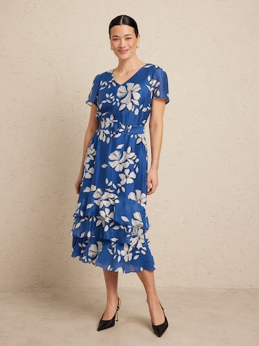 Tilly Tiered Midi Dress                                                                                                         