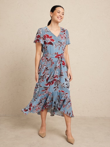 Marissa Frill Hem Dress                                                                                                         