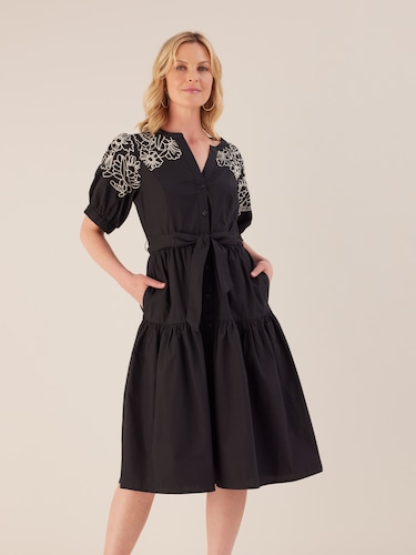 Caitlyn Embroidered Dress                                                                                                       